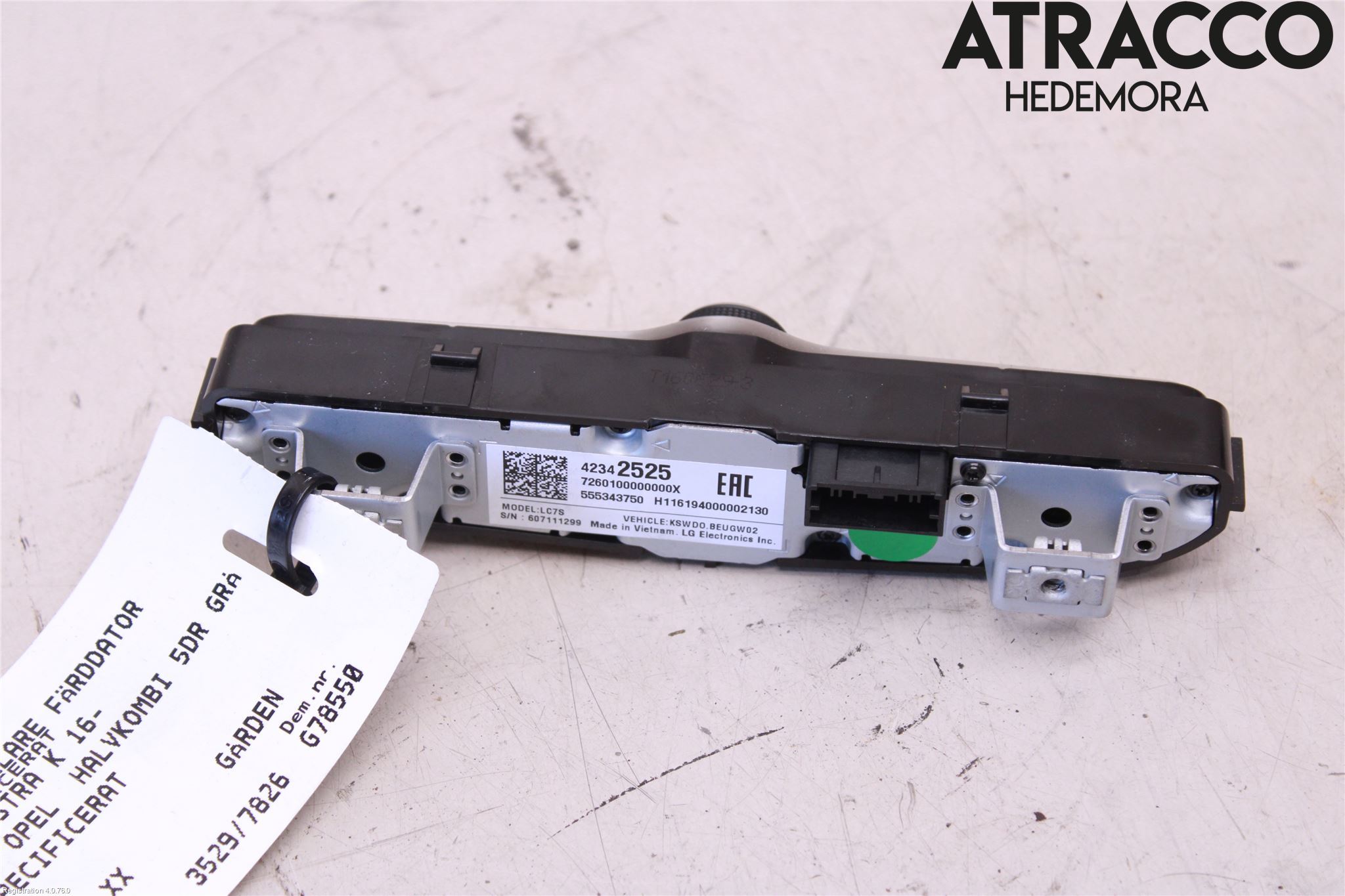 Opel ASTRA K 16-22 Bryter Cruisekontroll