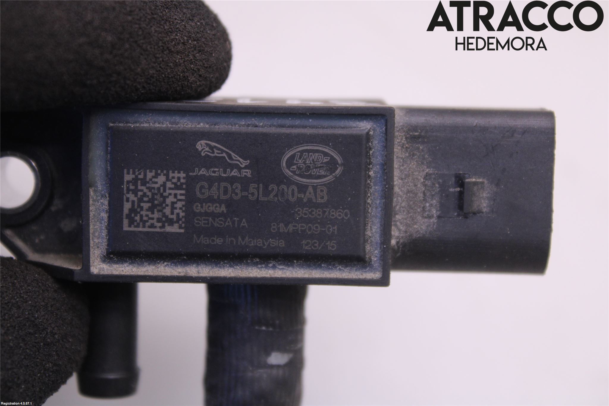 Jaguar XE (X760) 15-24 Sensor Temp-Trykk Avgass