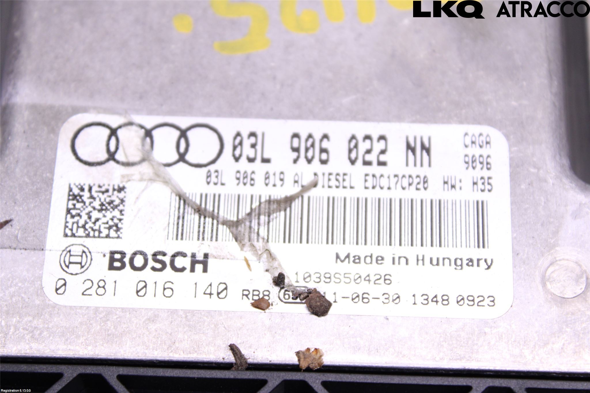 Audi A4/S4 08-11 Styreenhet Dieselpumpe