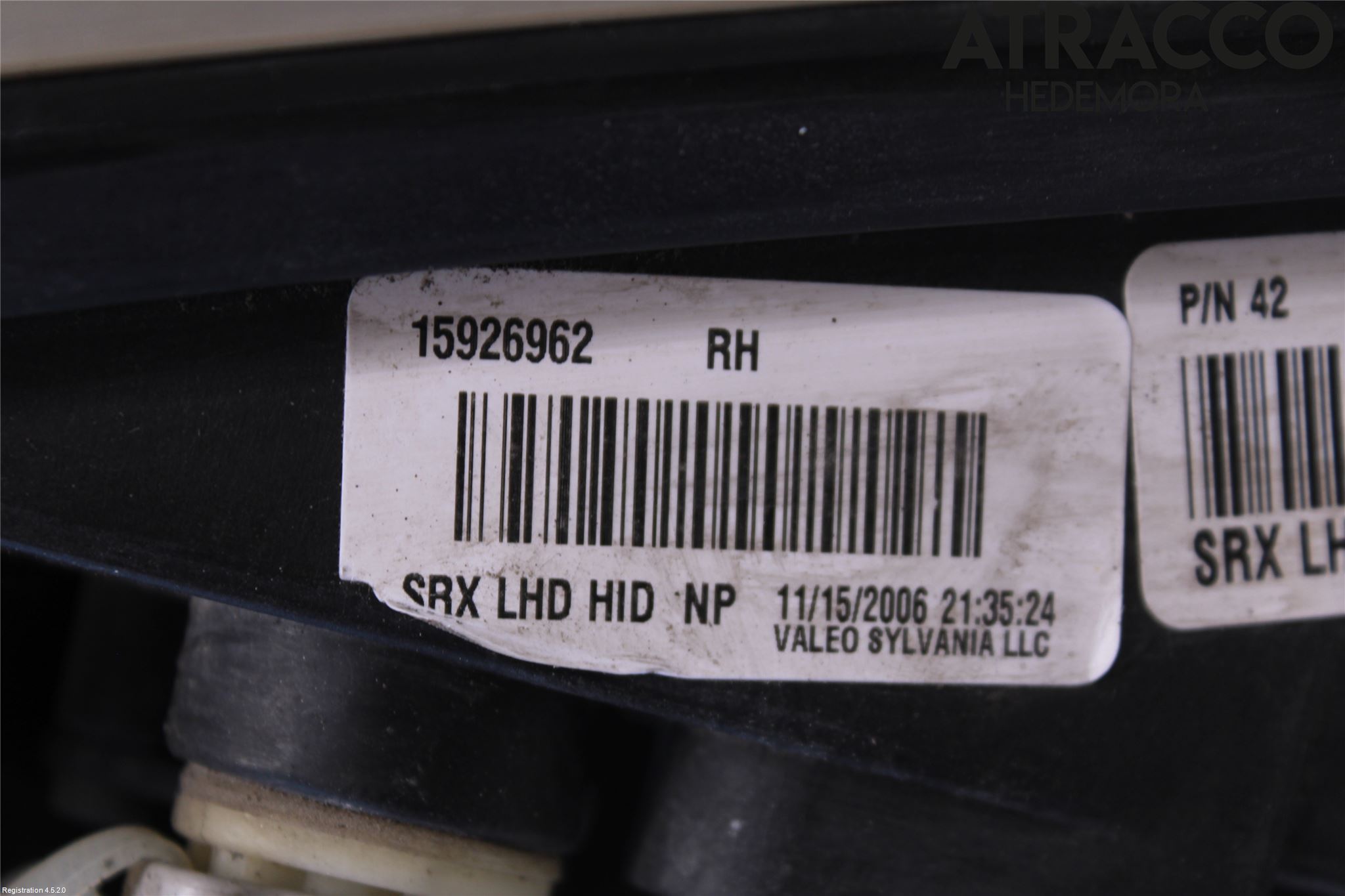 Cadillac SRX Frontlykt Høyre