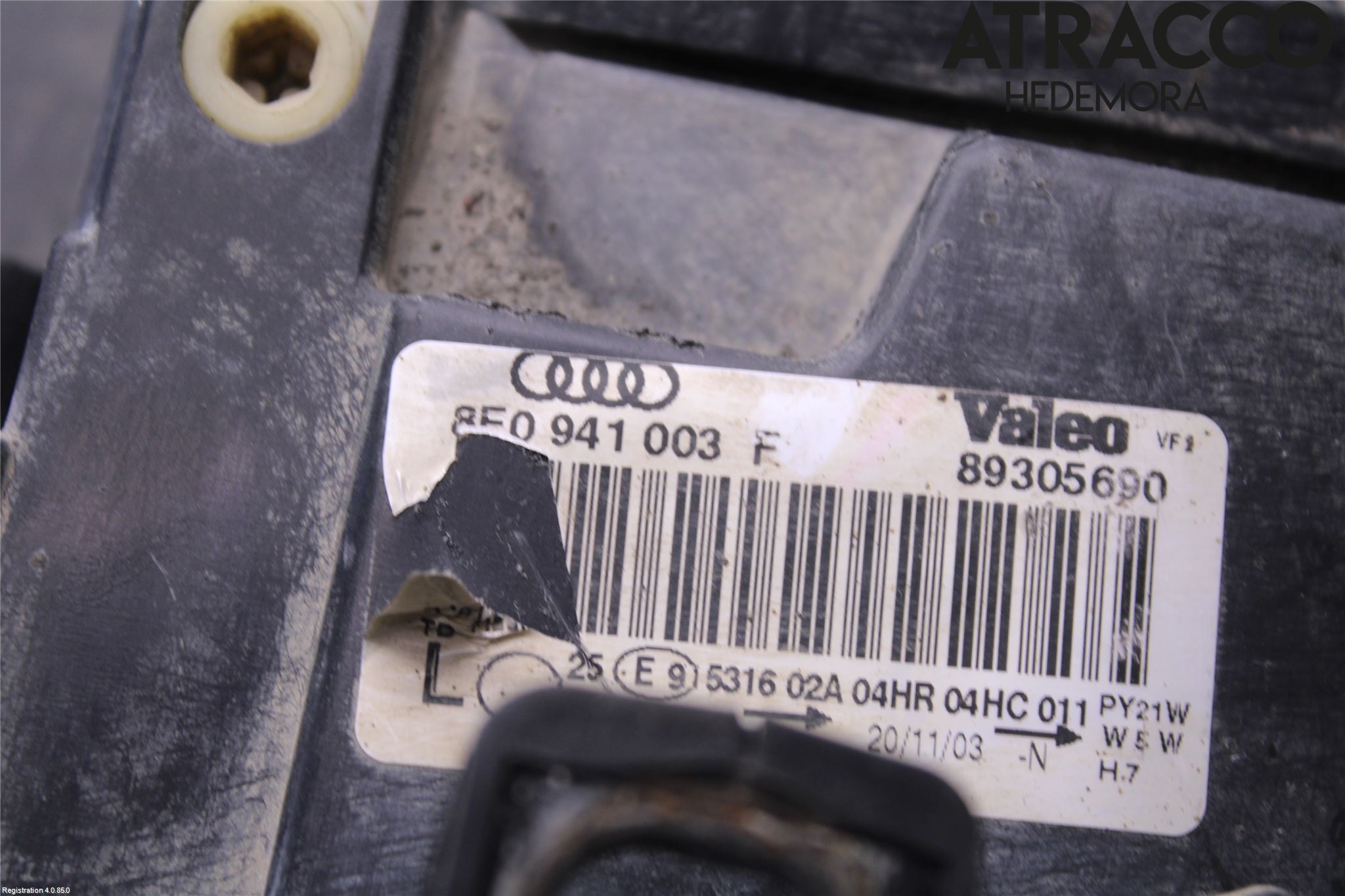 Audi A4/S4 01-05 Frontlykt Venstre