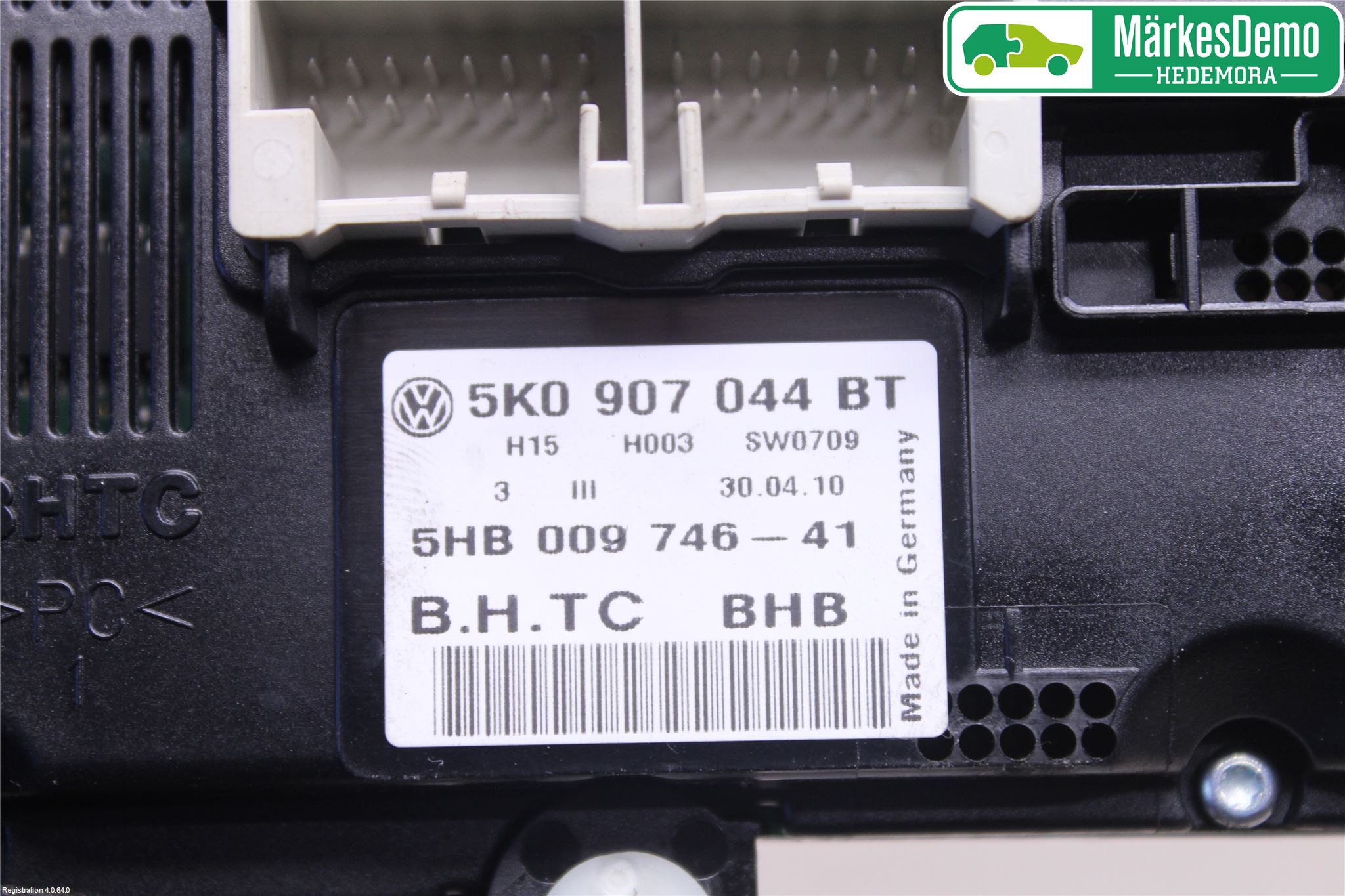 Volkswagen VW PASSAT 11-14 Varme Ac Betjening-Display