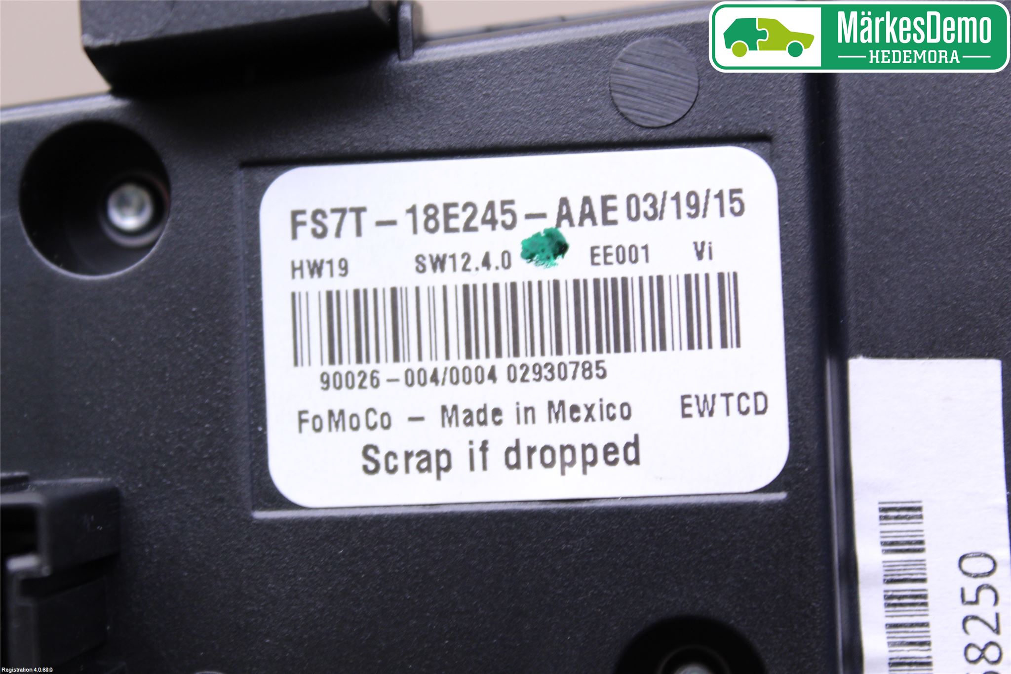 Ford MONDEO 15-22 Varme Ac Betjening-Display