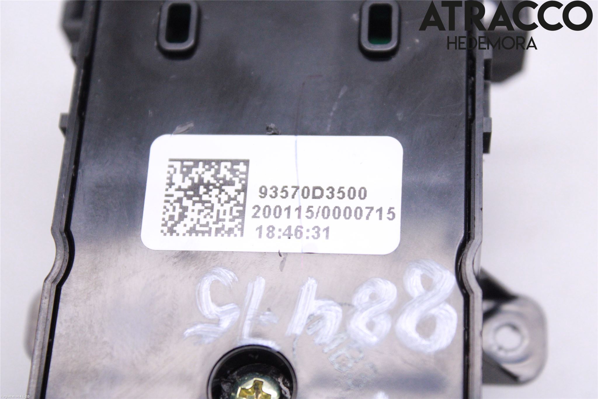 Toyota AURIS 07-09 Bryter Vindusheis