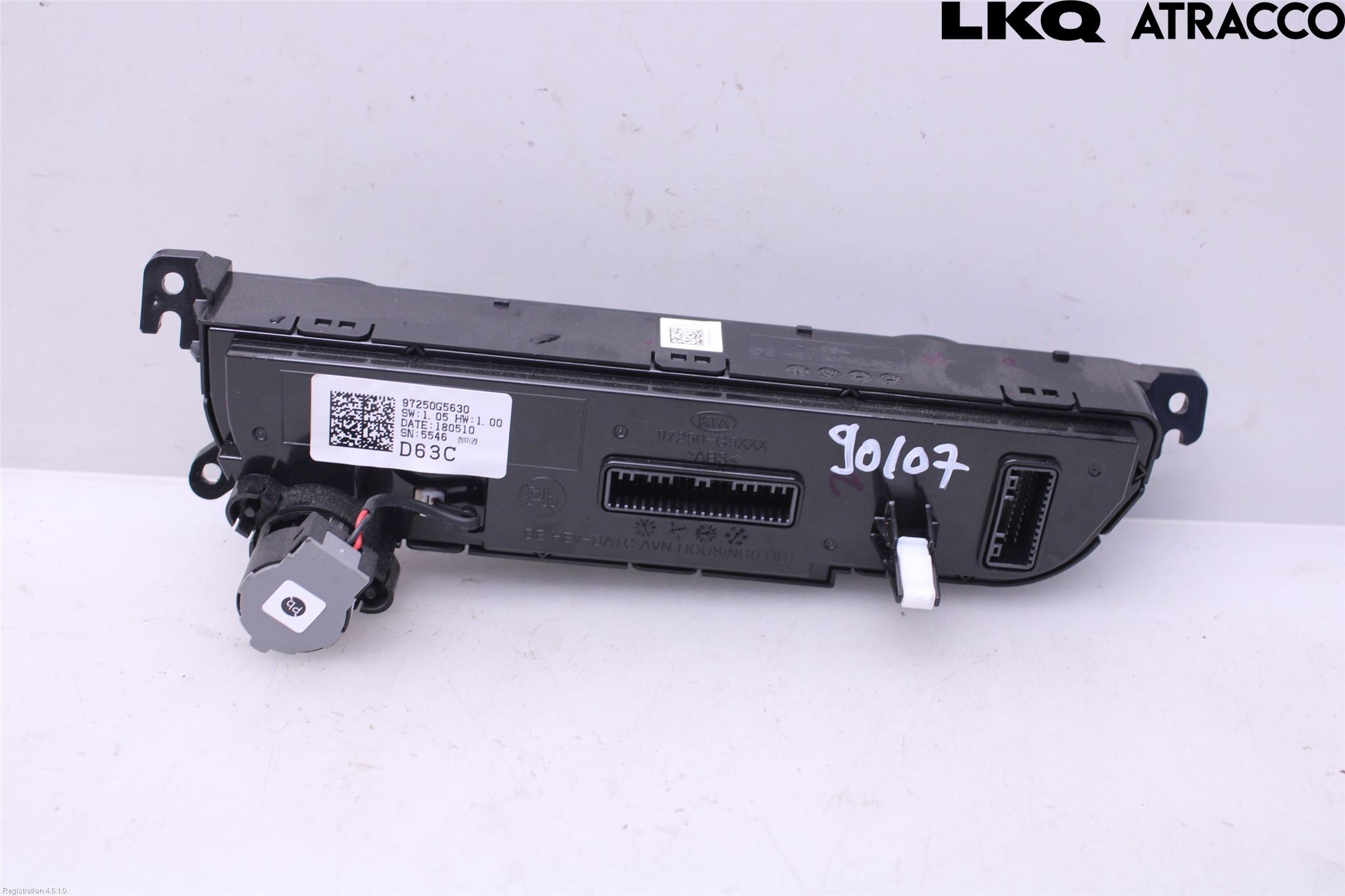 Kia NIRO (DE) 17-22 Varme Ac Betjening-Display