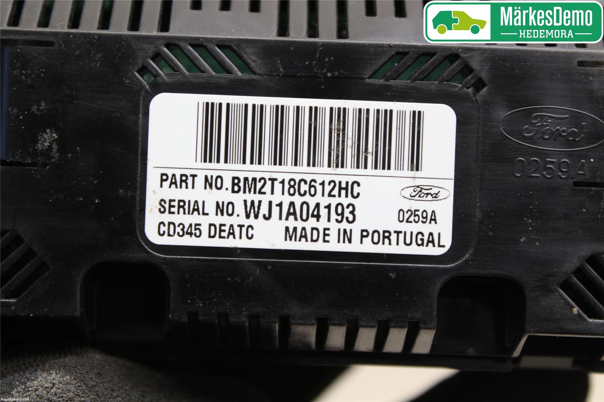 Ford MONDEO 07-15 Varme Ac Betjening-Display