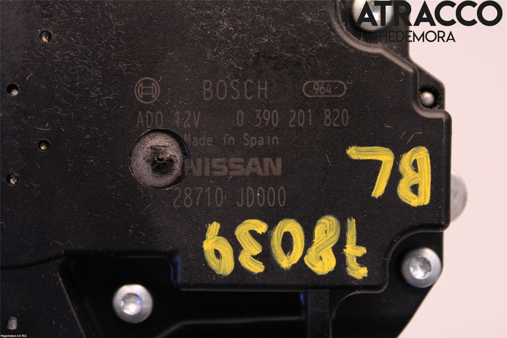Nissan QASHQAI 10-14 Viskermotor Bakluke