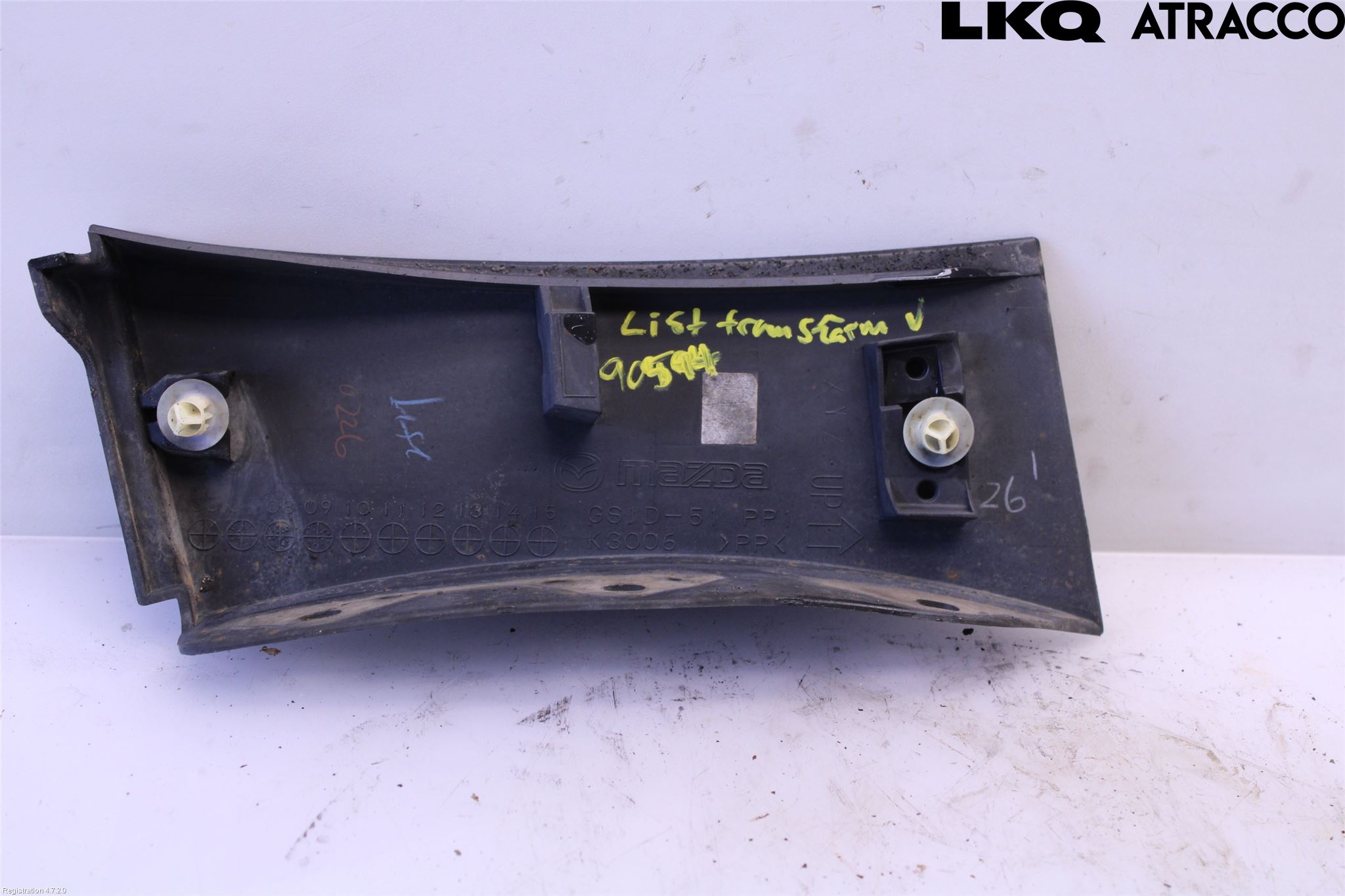Mazda 6 08-13 List Framskjerm Vs