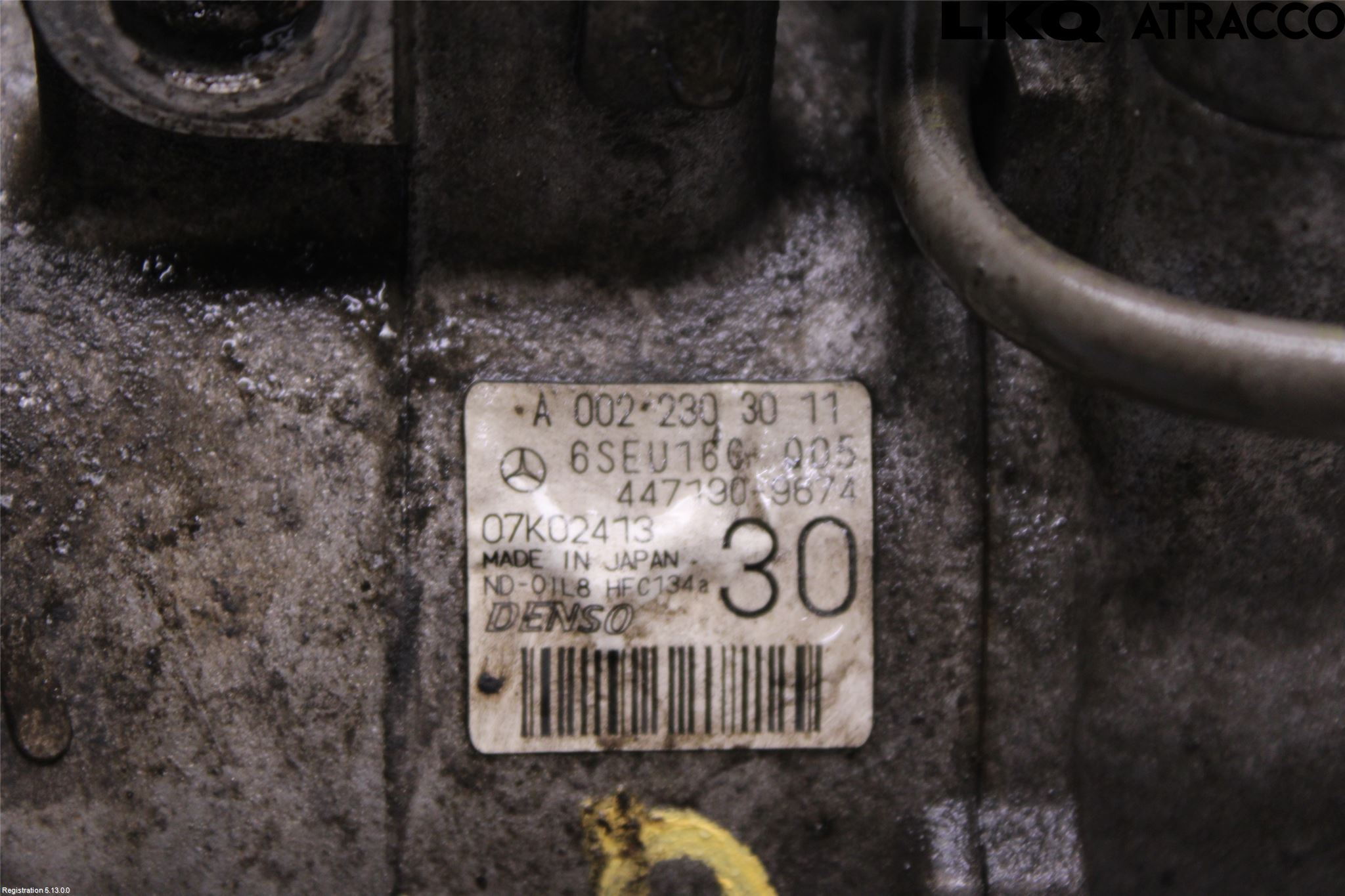 Mercedes-Benz MB C-KLASS (W204) 07-15 Varme Ac Kompressor