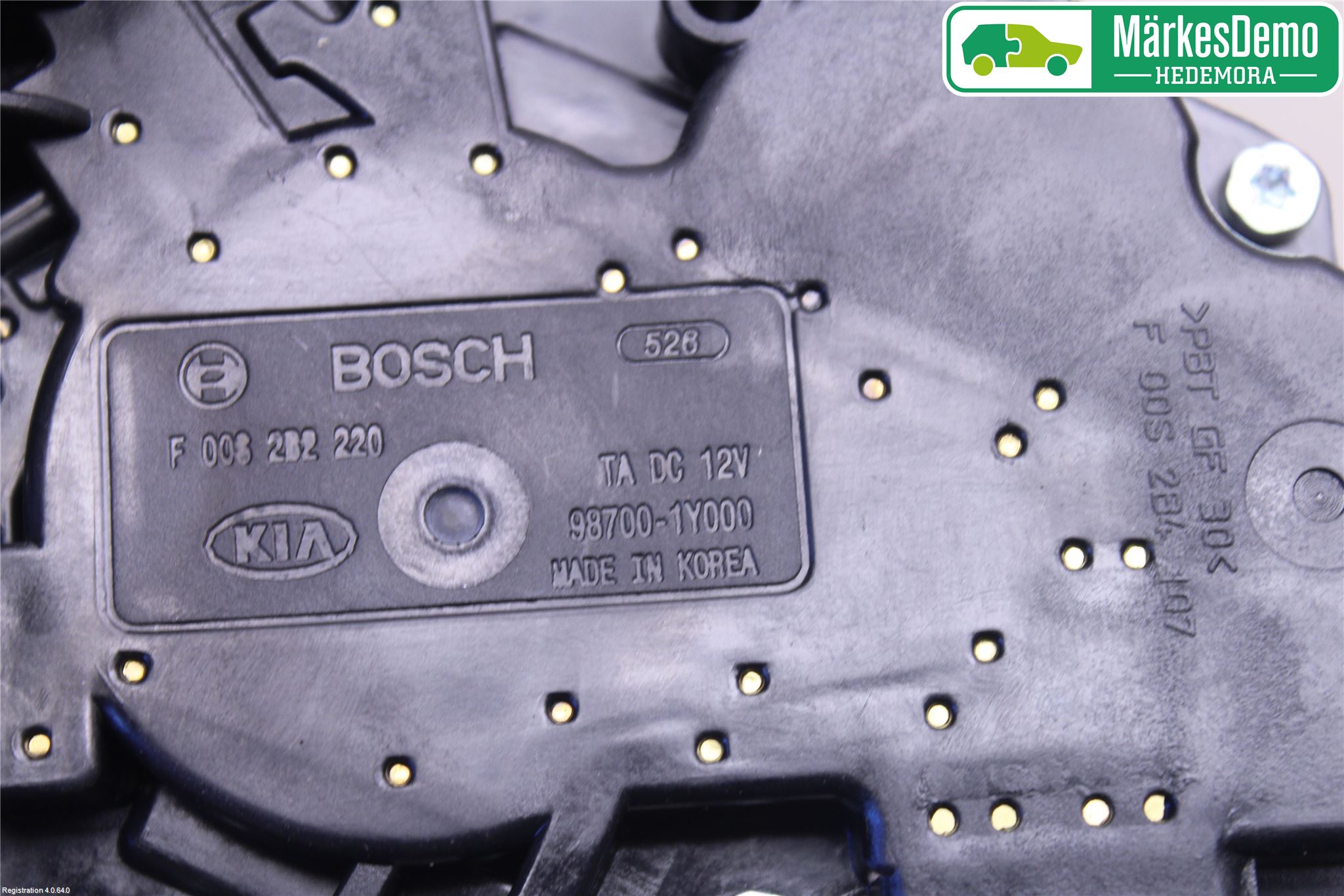 Kia PICANTO 12-17 Viskermotor Bakluke