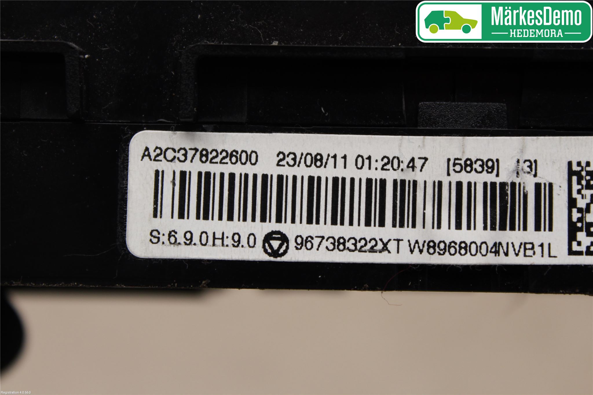 Peugeot 3008 09-16 Varme Ac Betjening-Display