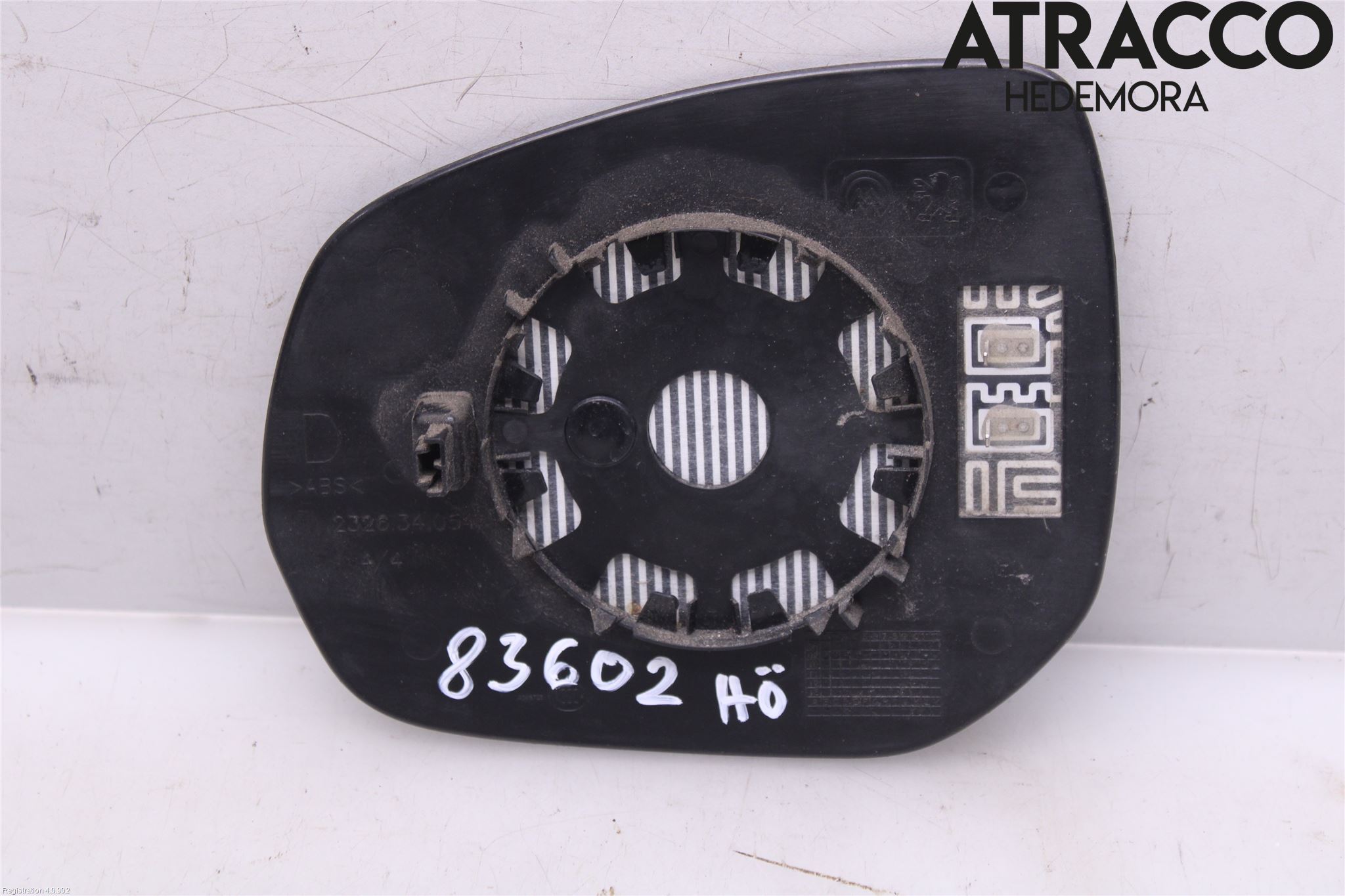 Peugeot 3008 09-16 Speil Glass H