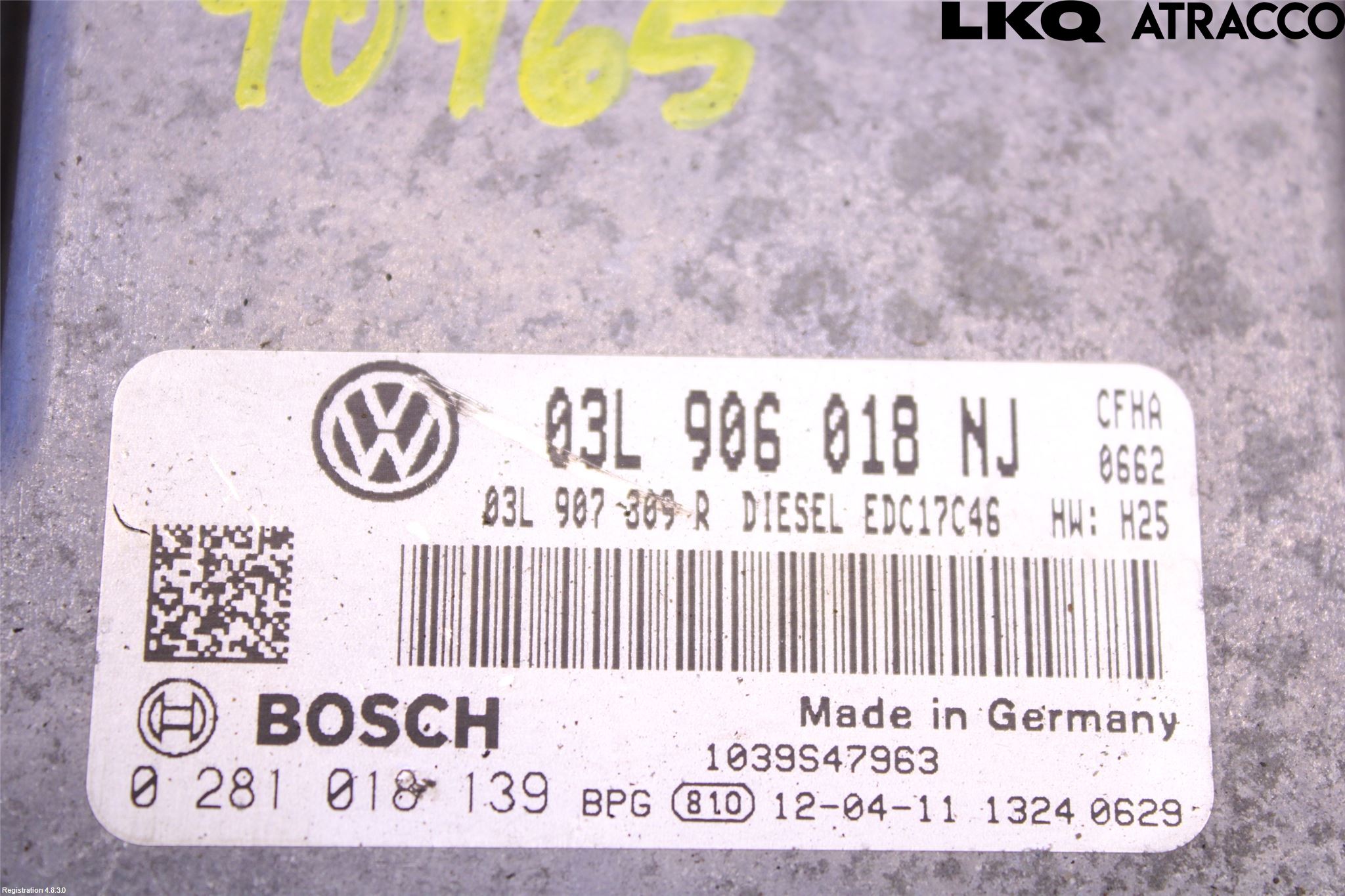 Volkswagen VW CADDY 11-15 Styreenhet Dieselpumpe