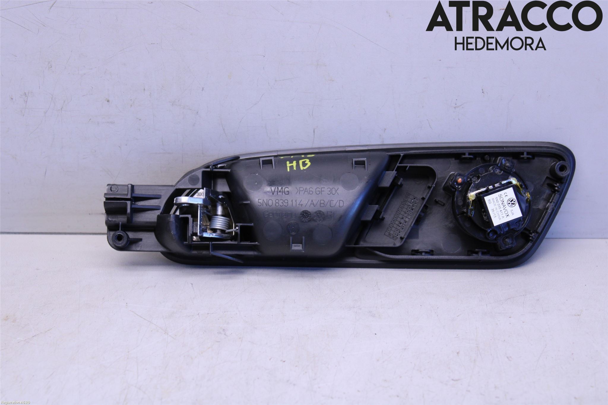 Volkswagen VW TIGUAN 07-16 Innr Dørhandtak H Indre