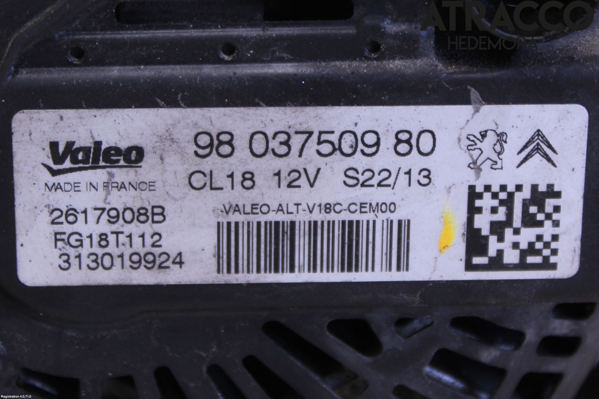 Peugeot 5008 10-16 Dynamo