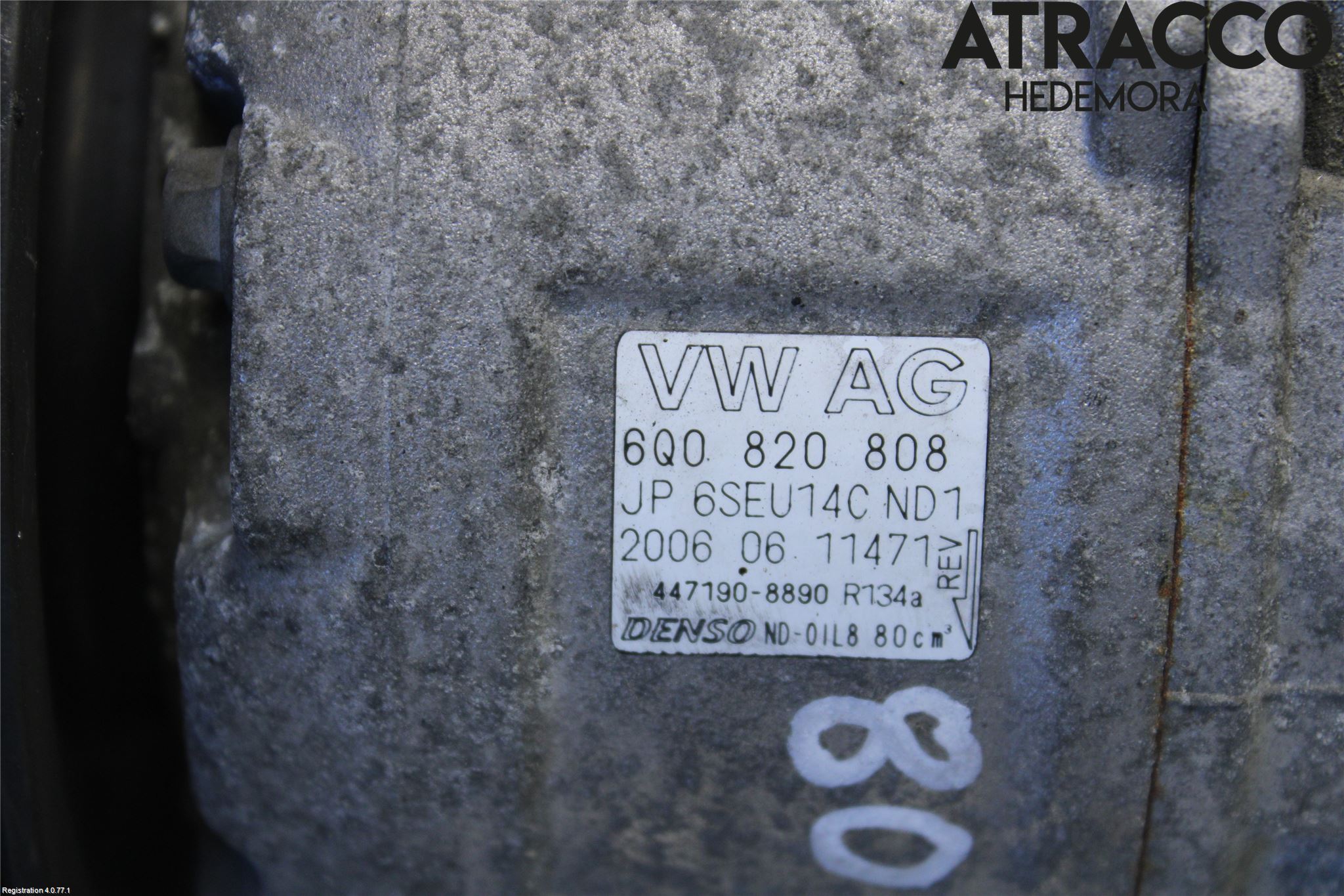 Volkswagen VW POLO 05-09 Varme Ac Kompressor