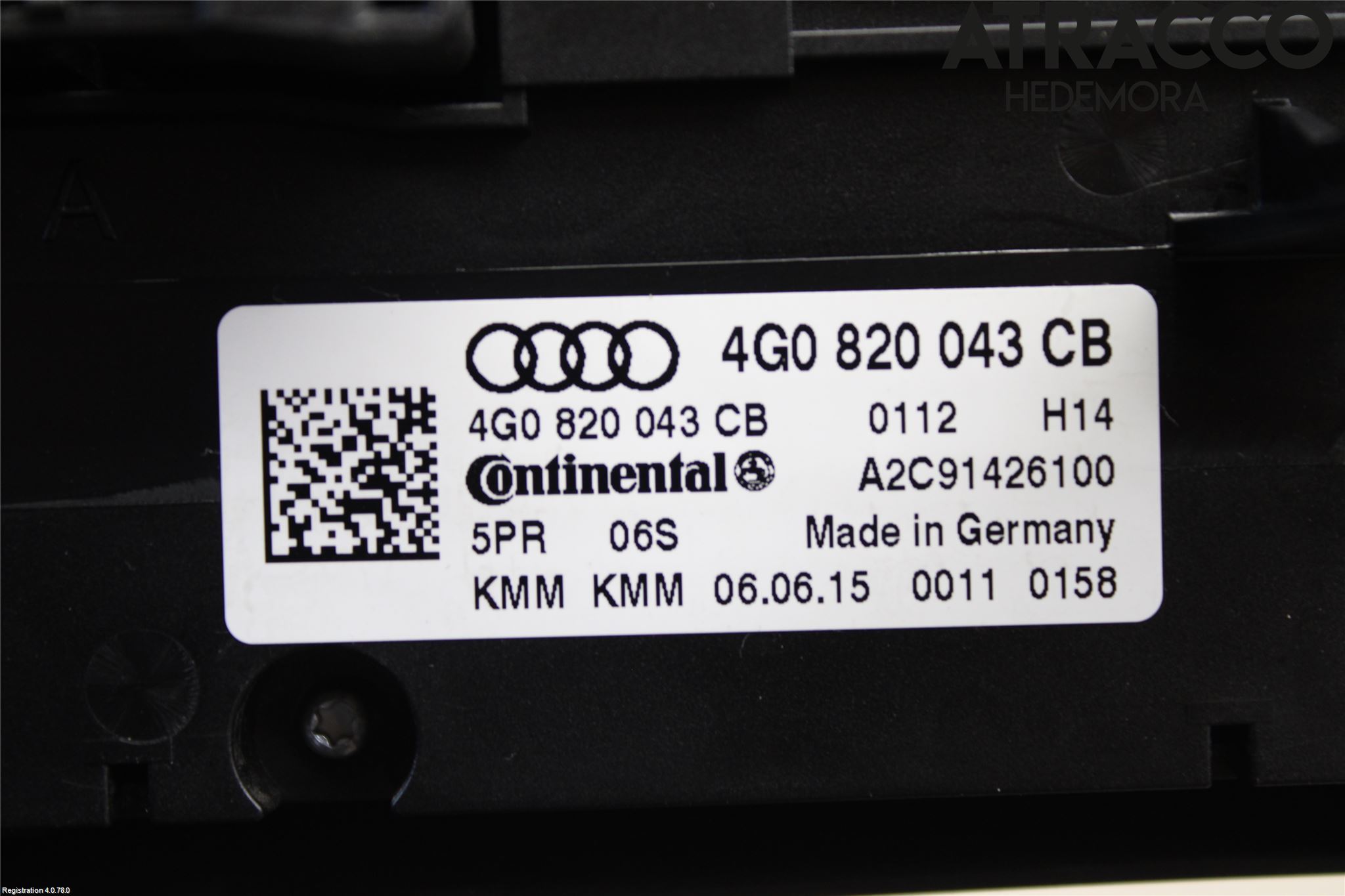 Audi A6/S6 4G 11-18 Varme Ac Betjening-Display