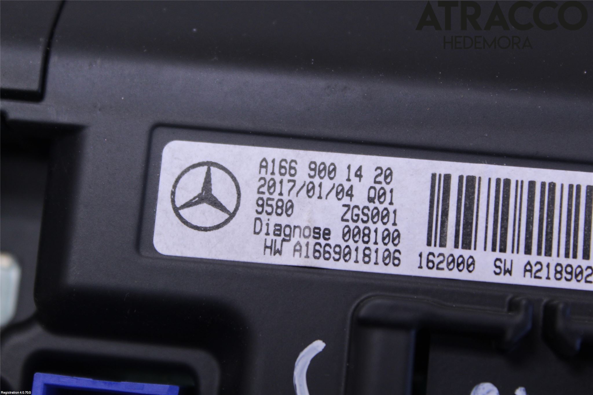 Mercedes-Benz MB CLA-KLASS (C117/X117) 13-19 Instr Skjerm Dvd-Gps-Ac-Tlf