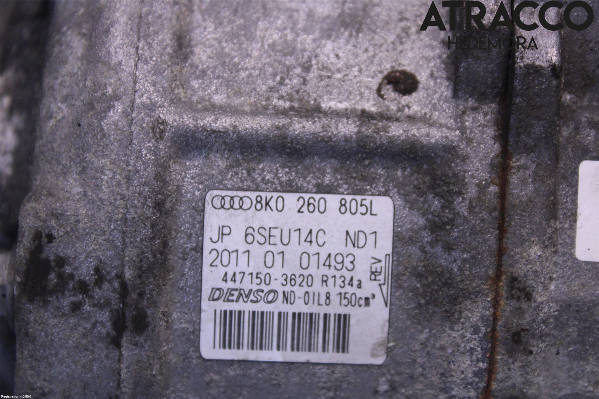Audi A4/S4 08-11 Varme Ac Kompressor