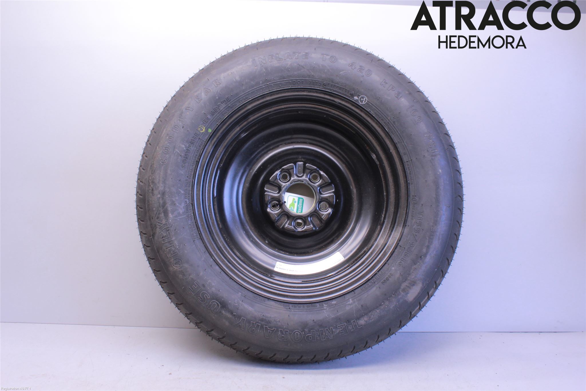 Mitsubishi ASX 10-22 Hjul Reservehjul Minitype