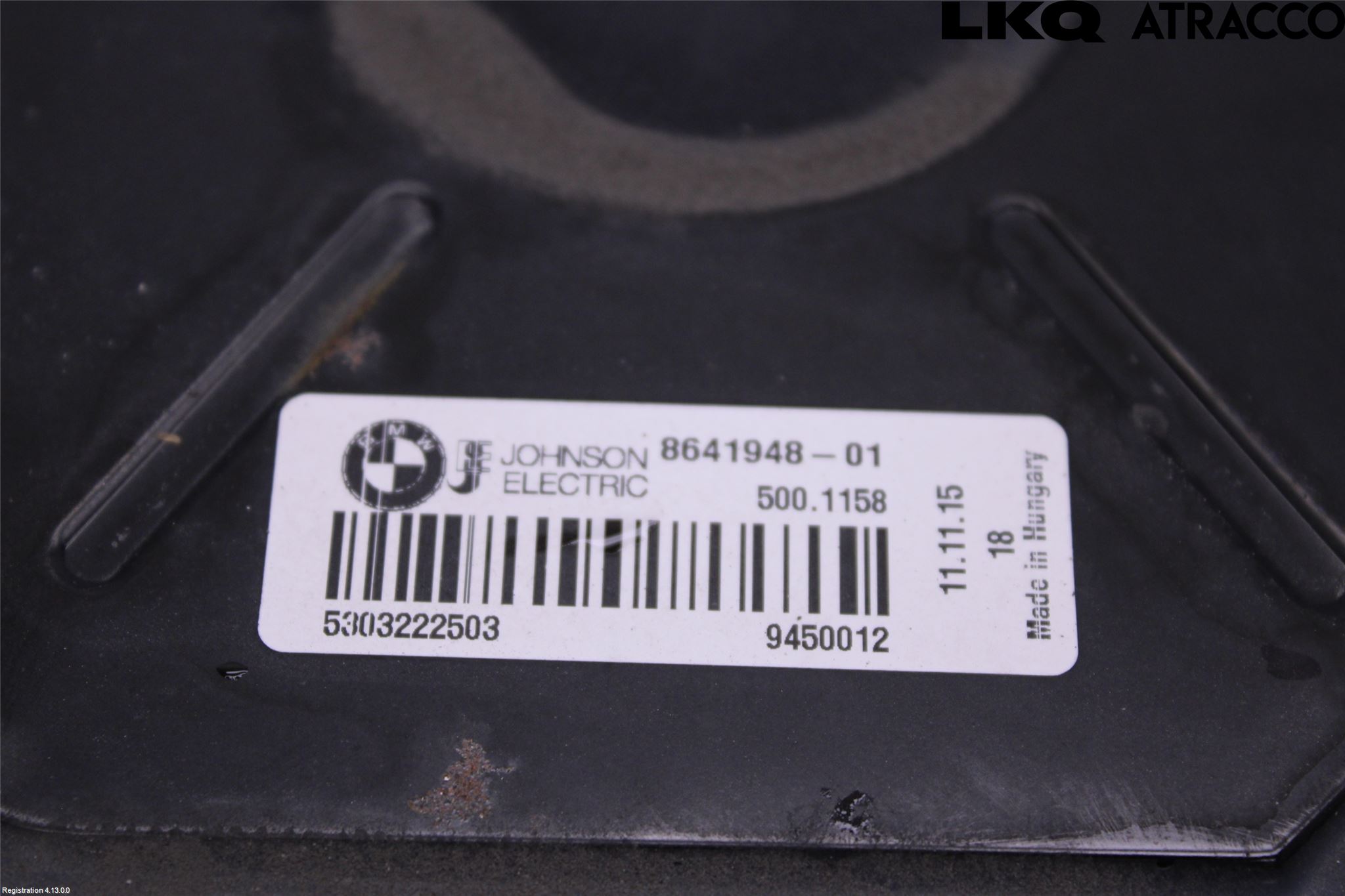 BMW i3 I01 13-22 Kjølevifte Elektrisk