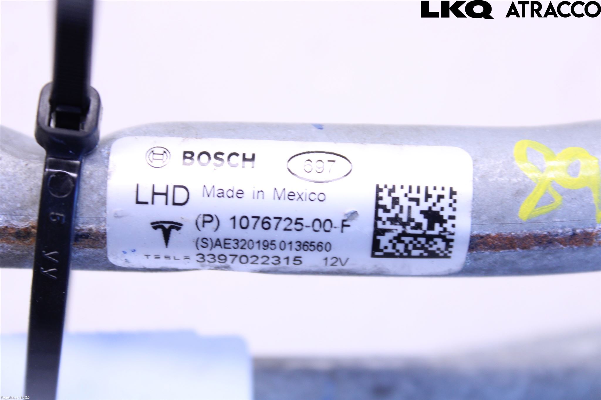 Tesla MODEL 3 17- Viskeroverføring Frontrute