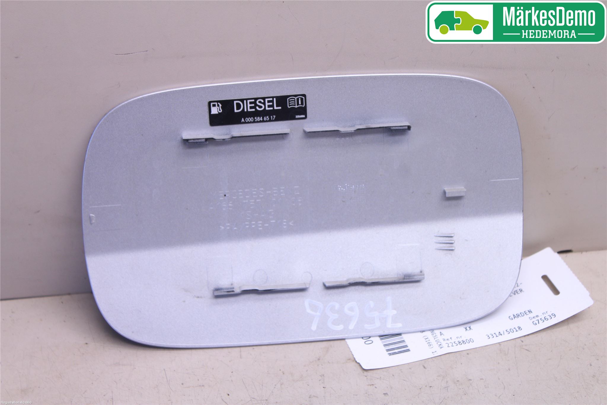 Mercedes-Benz MB GL/GLS-KLASS (X166) 12-19 Drivstoff Tankluke