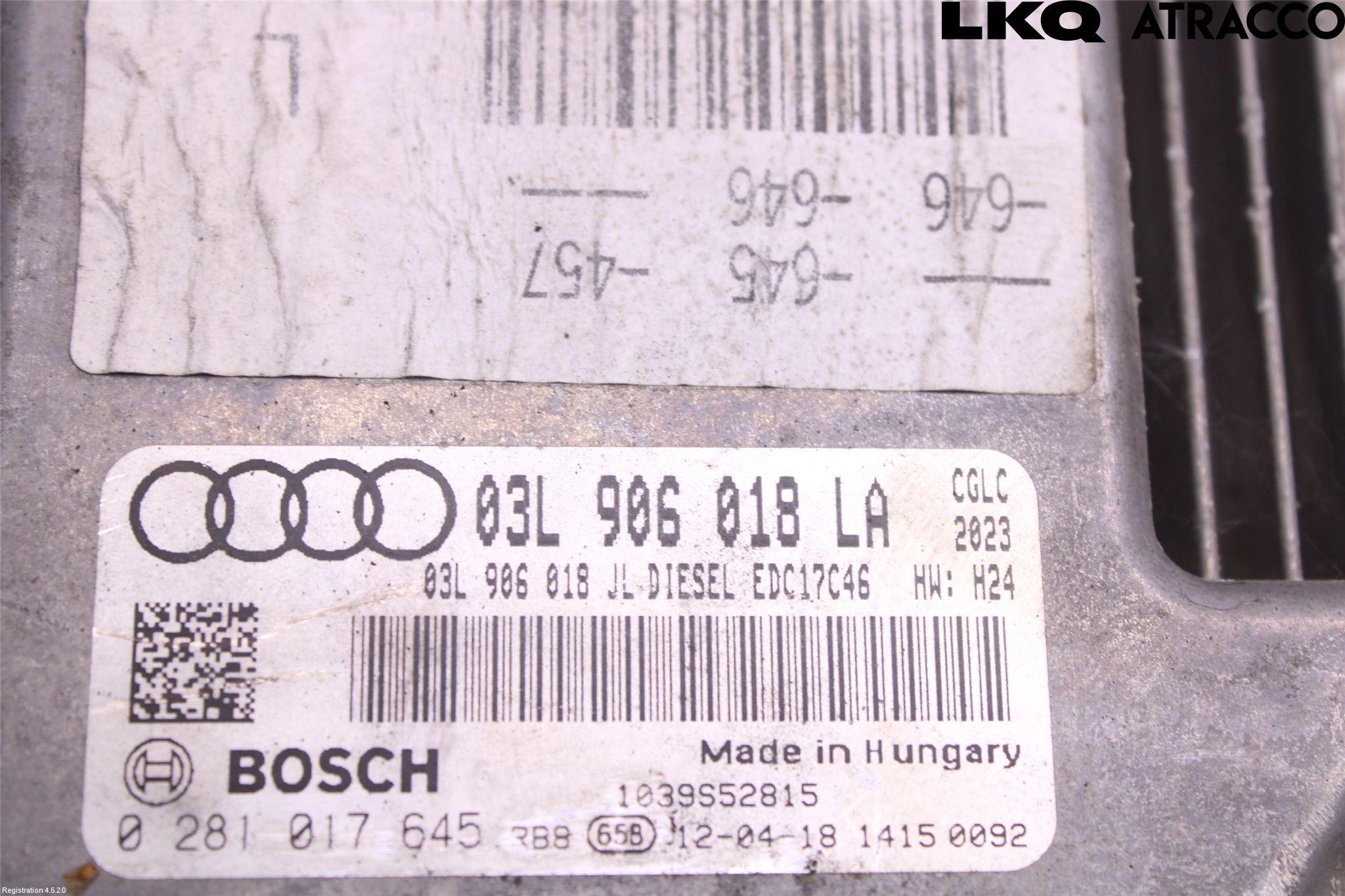 Audi A6/S6 4G 11-18 Styreenhet Dieselpumpe