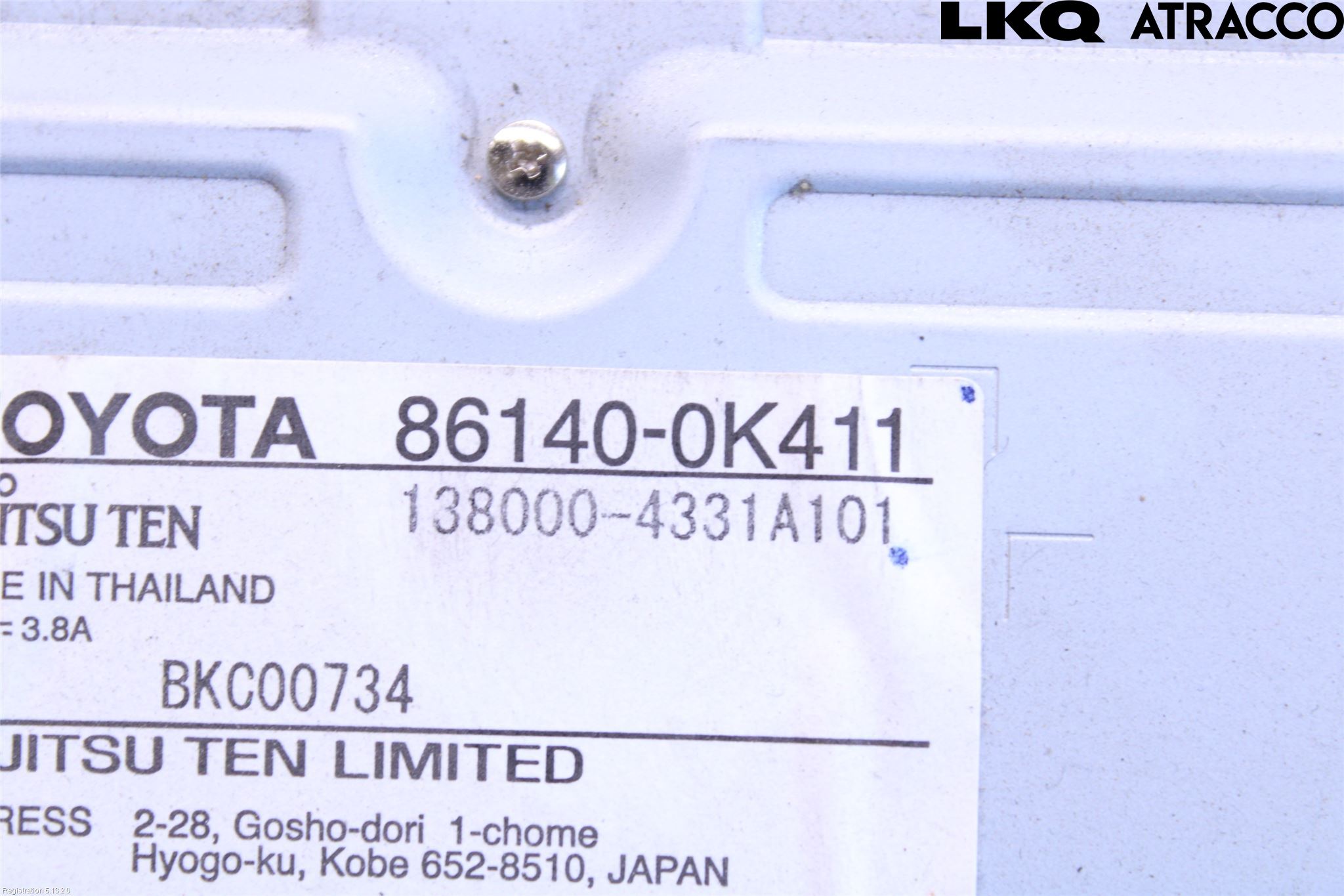 Toyota HILUX 05-16 Stereo Radio Med Cd