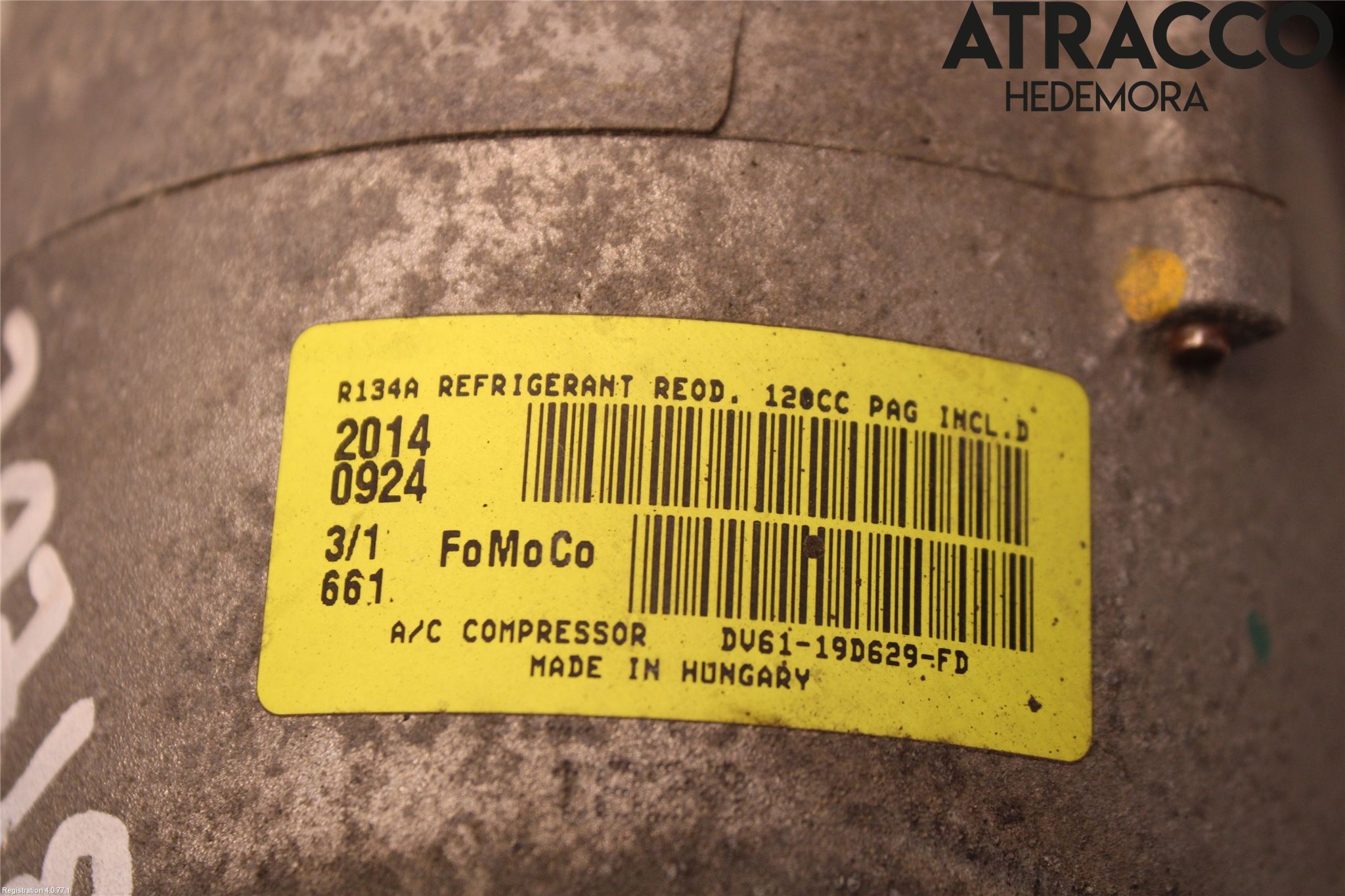 Ford FOCUS 15-18 Varme Ac Kompressor