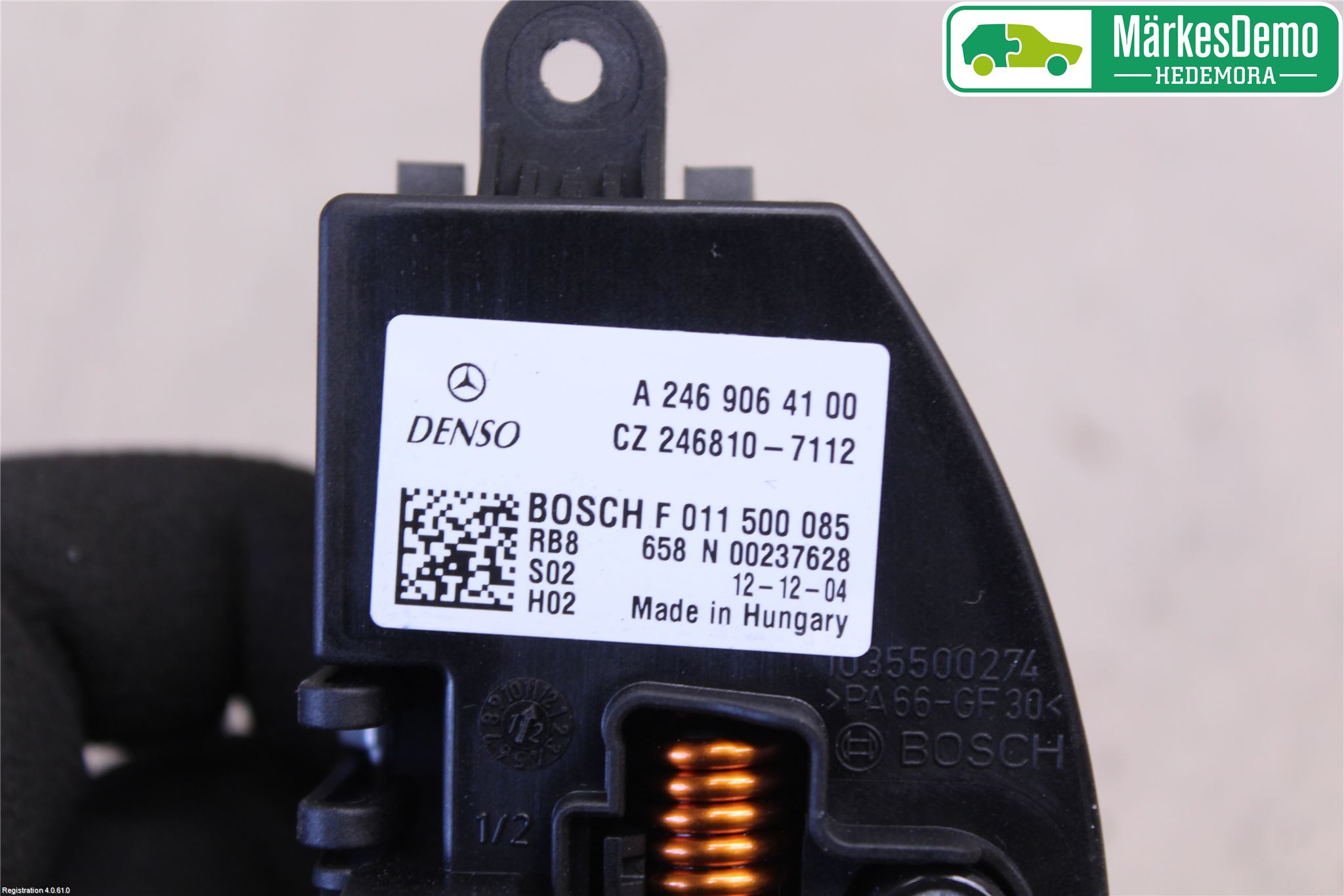 Mercedes-Benz MB A-KLASS (W176) 13-18 Varmeapparat Viftemotstand