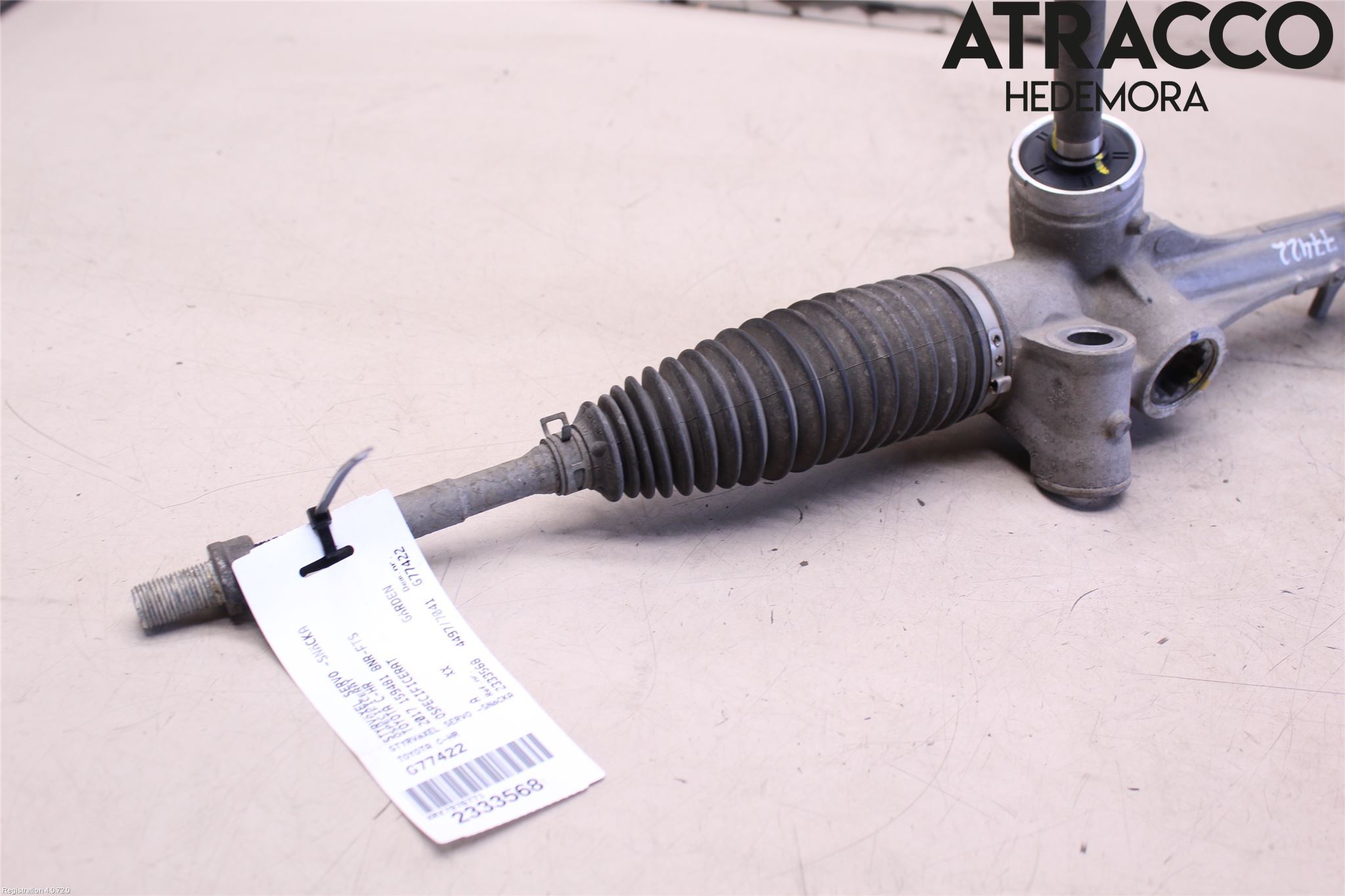 Toyota C-HR 16-23 Servo Snekke - Tannstang