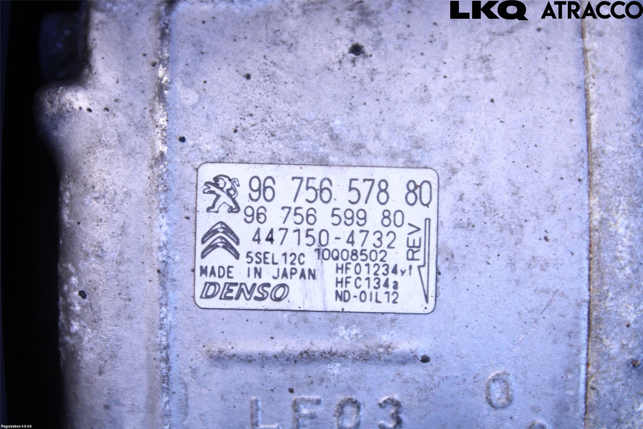 Peugeot 308 14-21 Varme Ac Kompressor