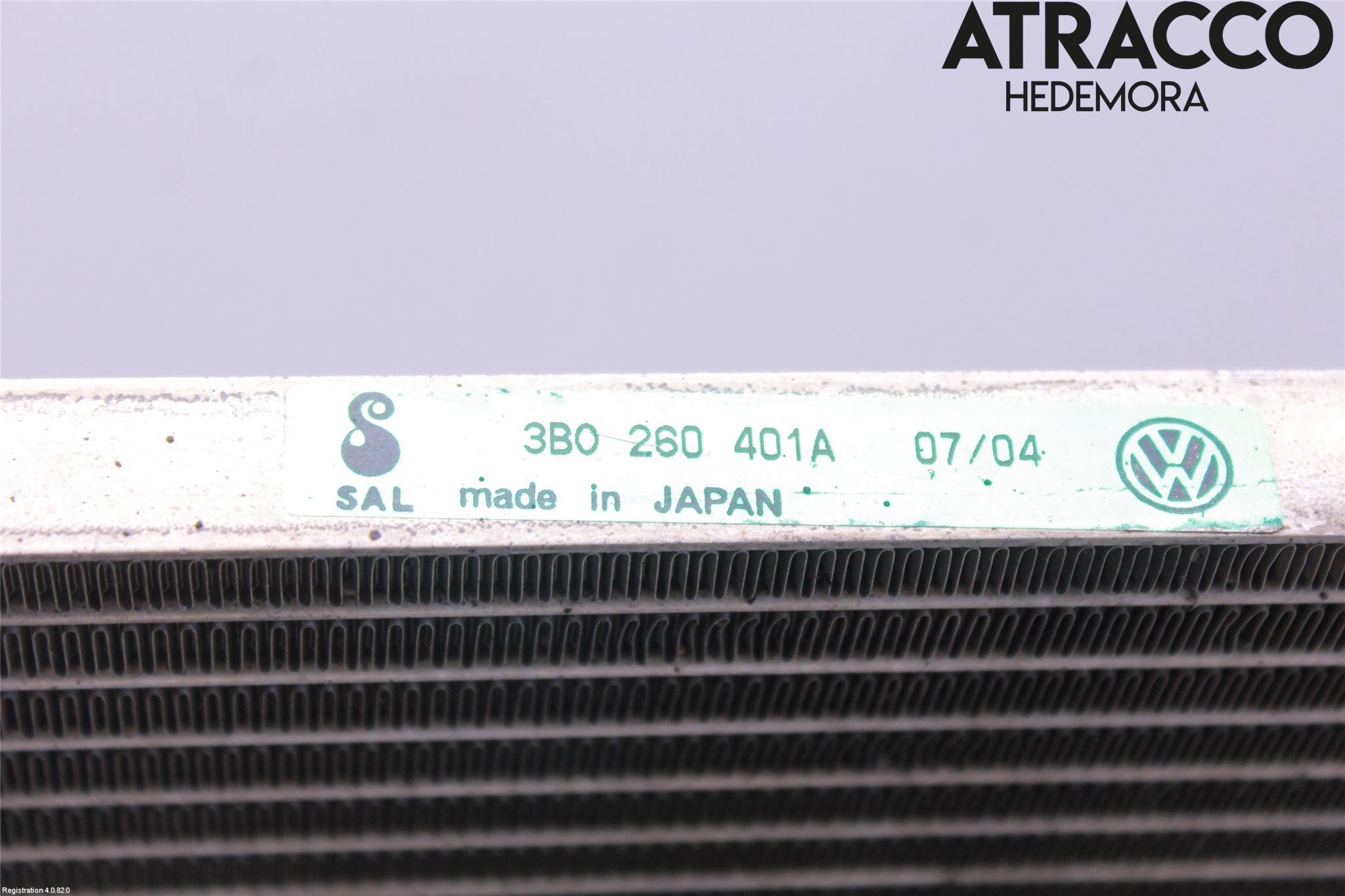 Volkswagen VW PASSAT 01-05 Varme Ac Kondenser-Kjøler