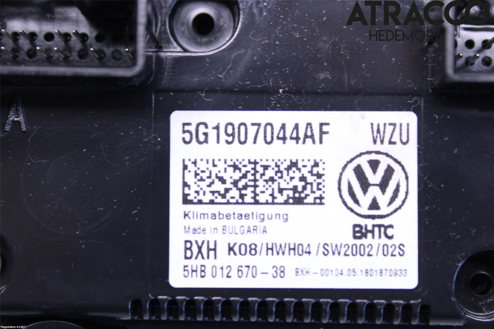 Volkswagen VW T-ROC 18- Varme Ac Betjening-Display