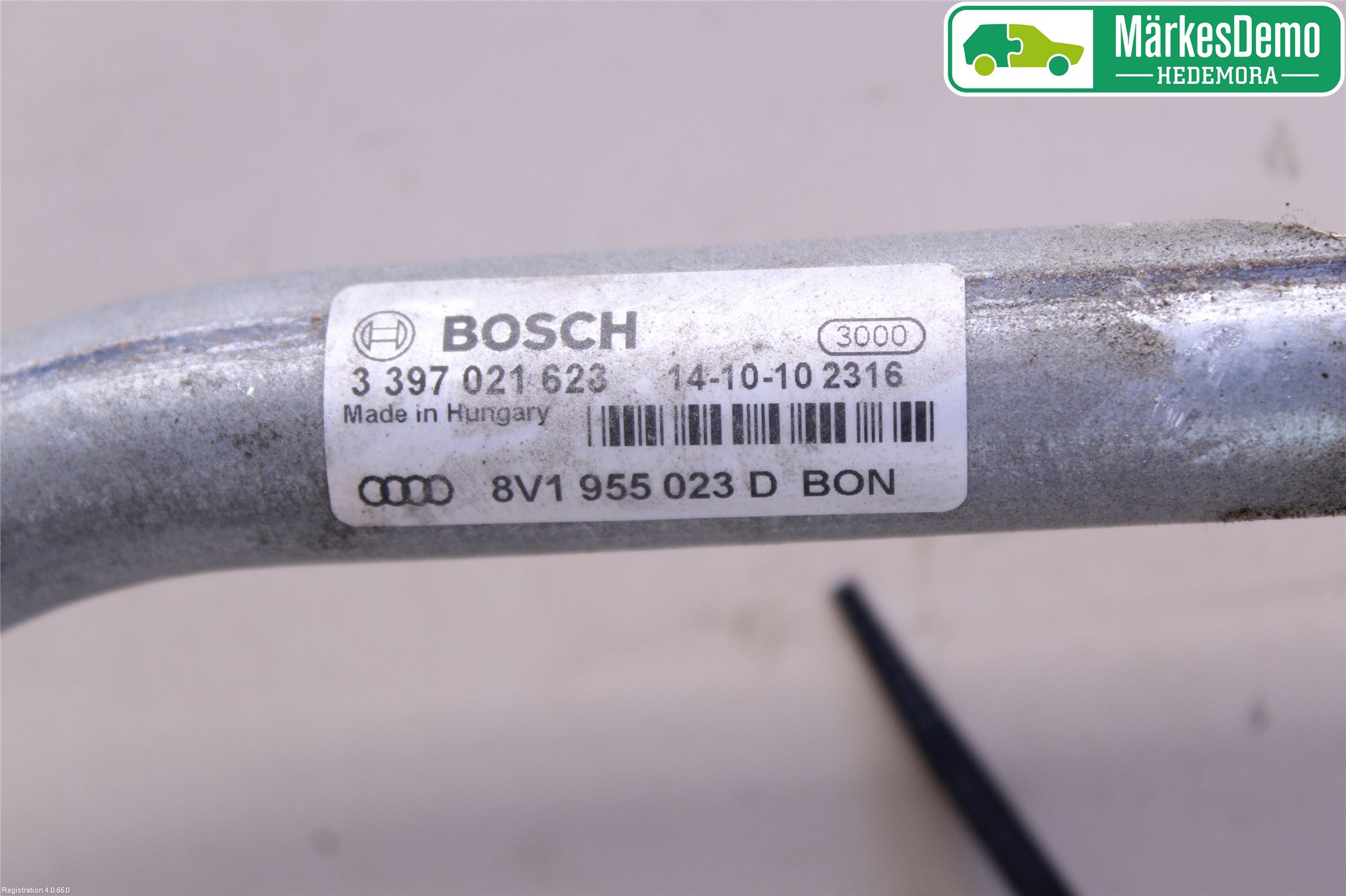 Audi A3/S3 8V 13-20 Viskeroverføring Frontrute
