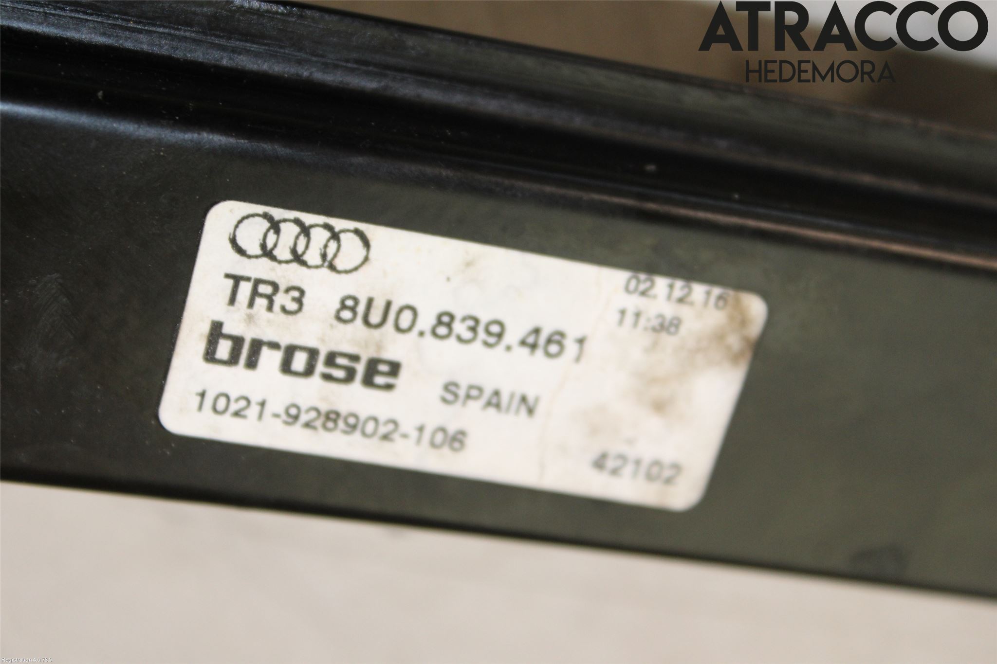 Audi Q3 8U 12-18 Vindusheis El Komp