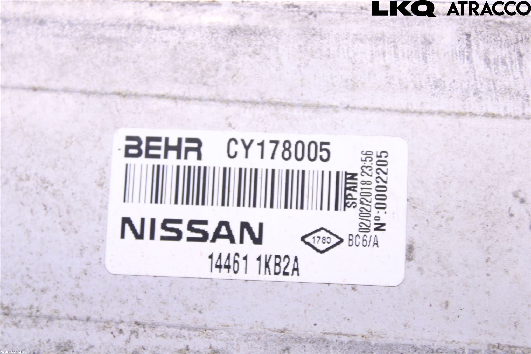 Nissan NV200/NV200 COMBI Intercooler Radiator