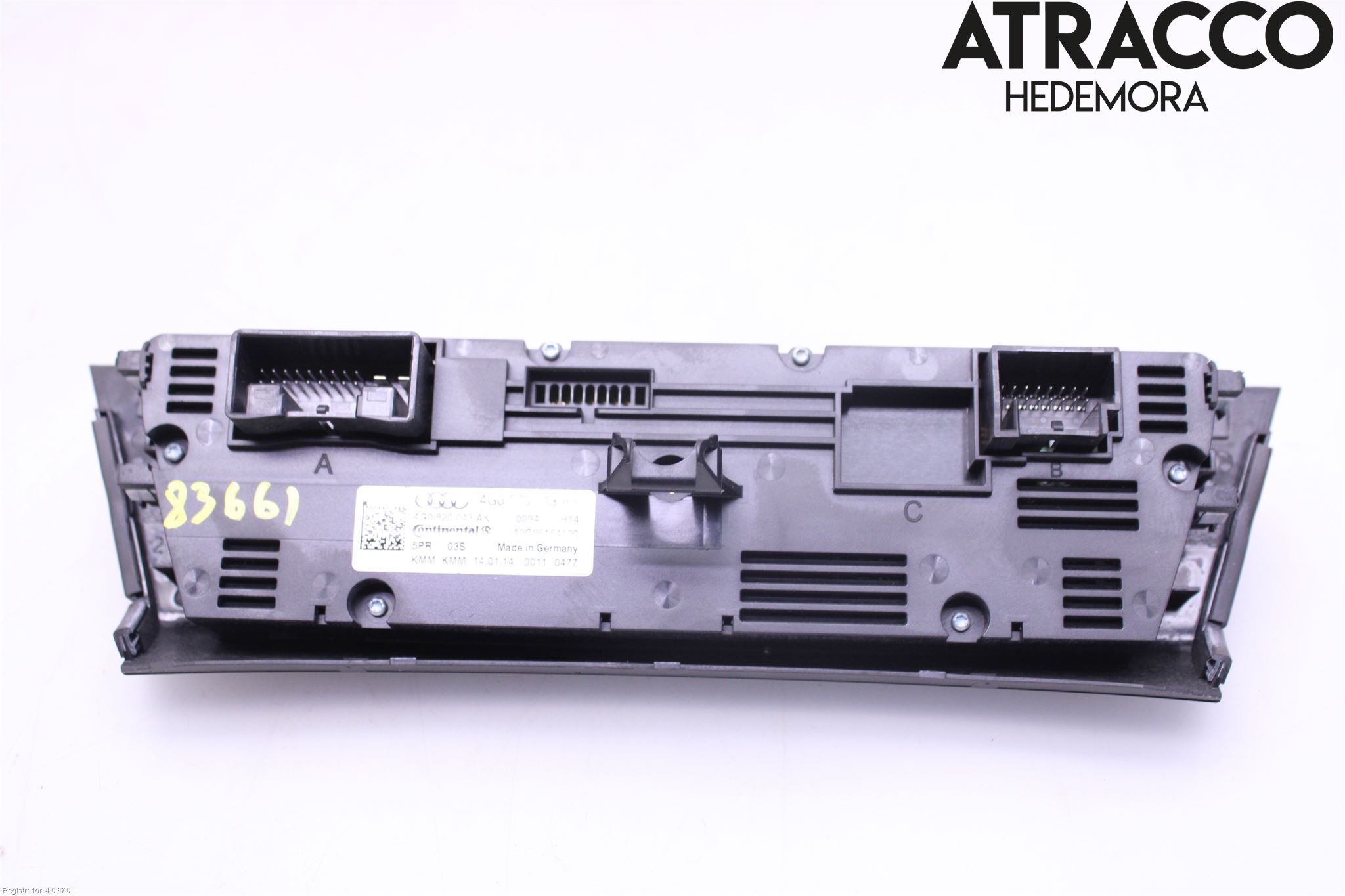 Audi A6/S6 4G 11-18 Varme Ac Betjening-Display