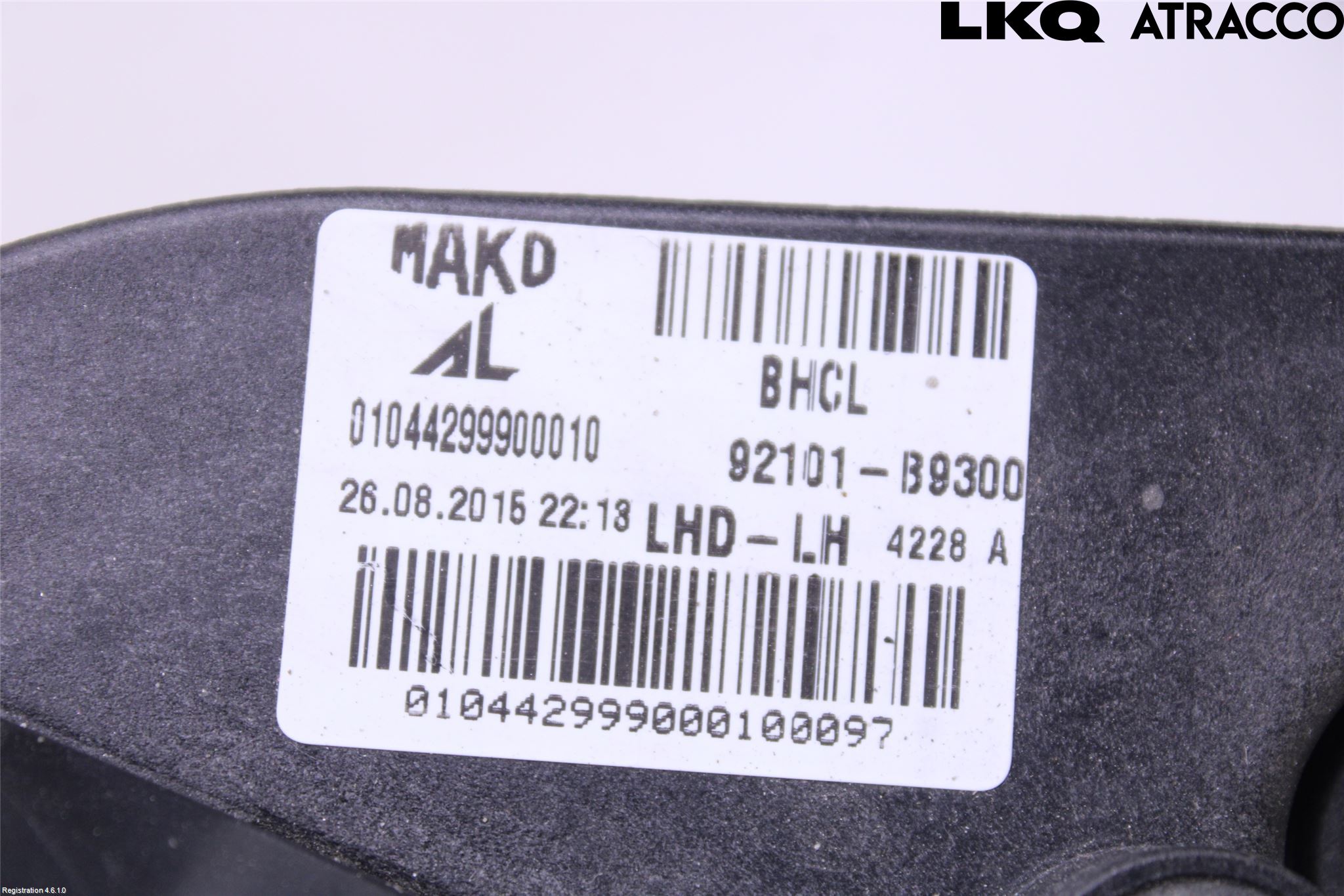 Hyundai i10 BA 14-16 Frontlykt Venstre