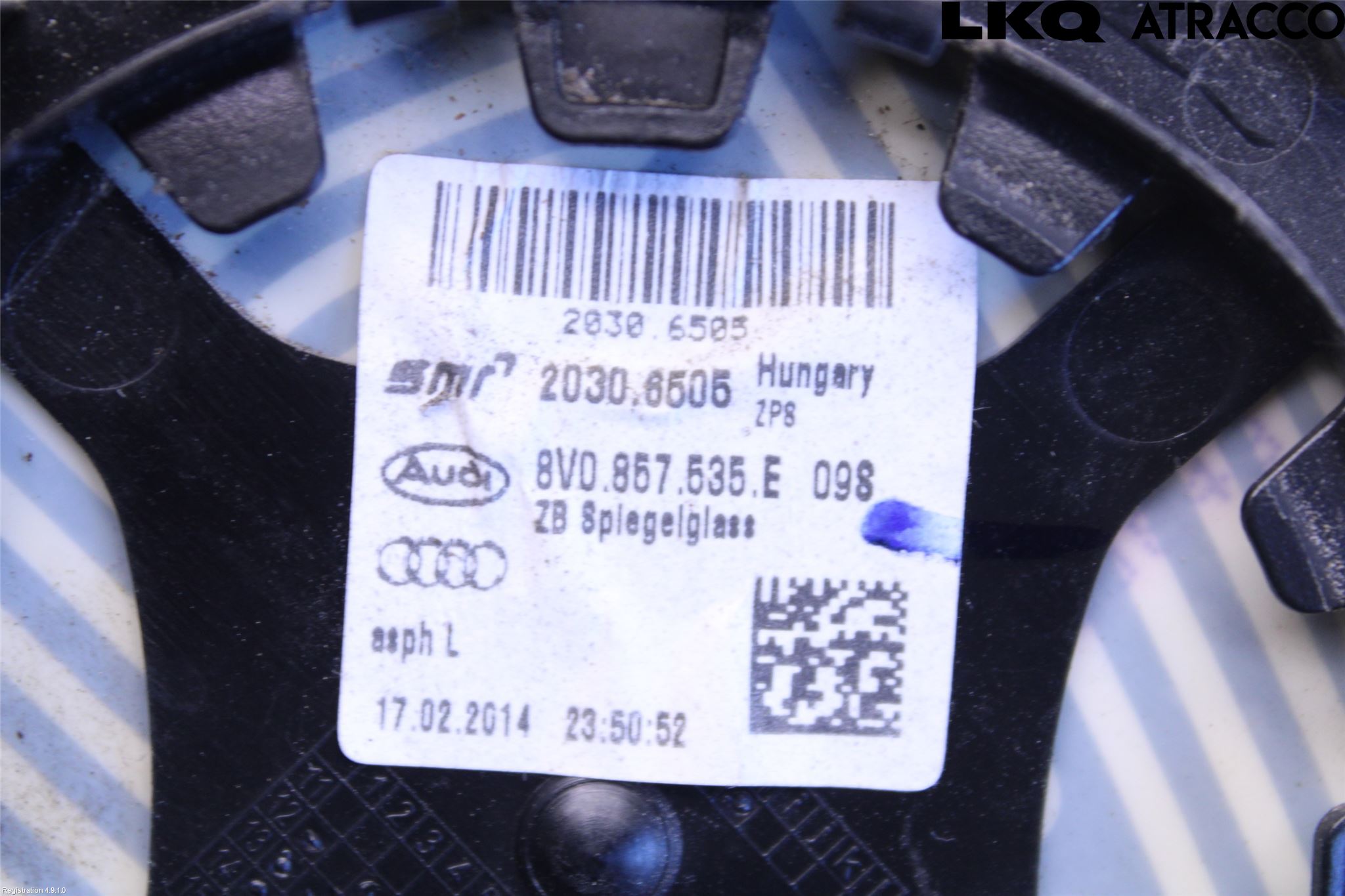Audi A3/S3 8V 13-20 Speil Glass V
