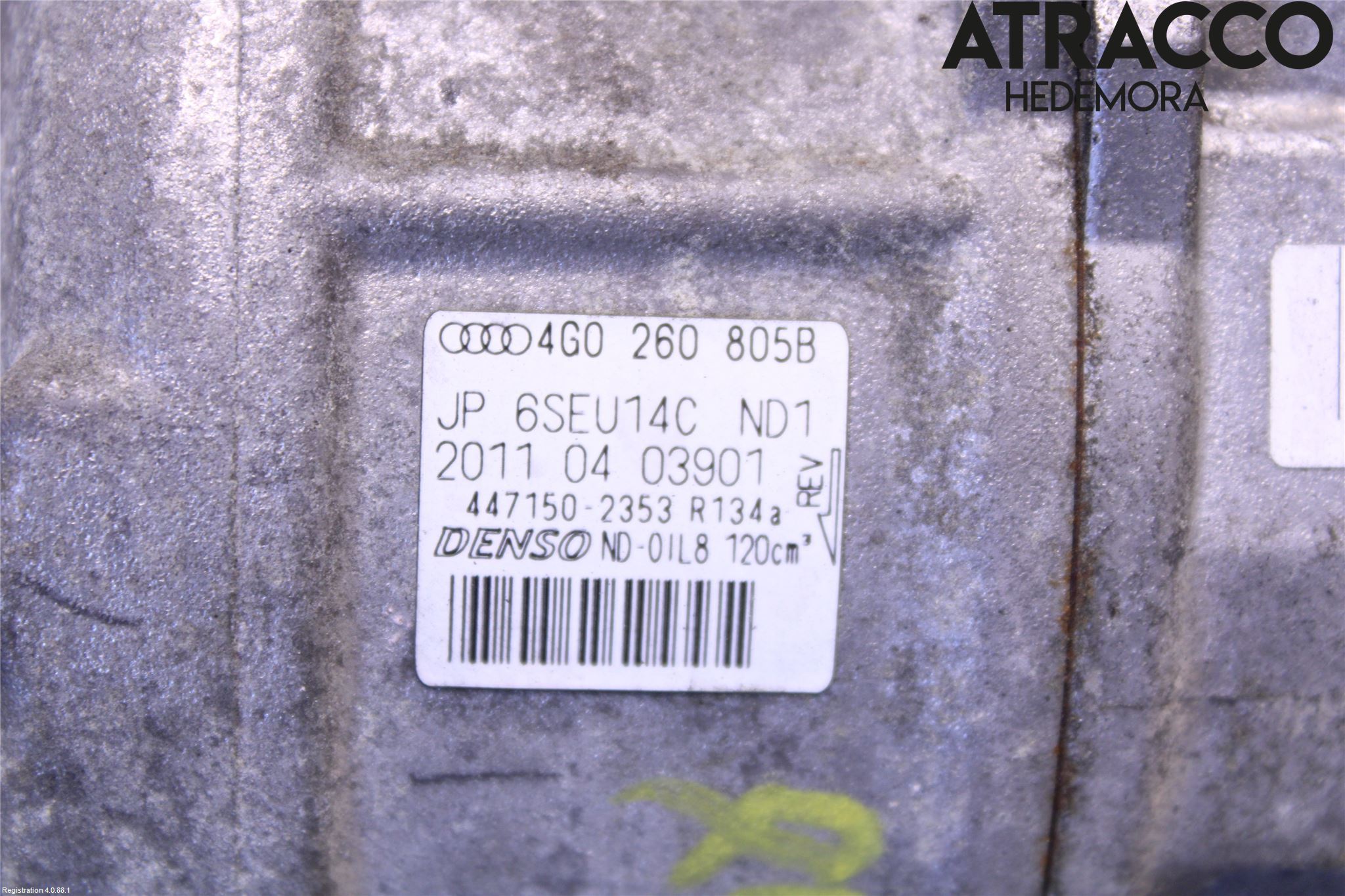 Audi A6/S6 4G 11-18 Varme Ac Kompressor