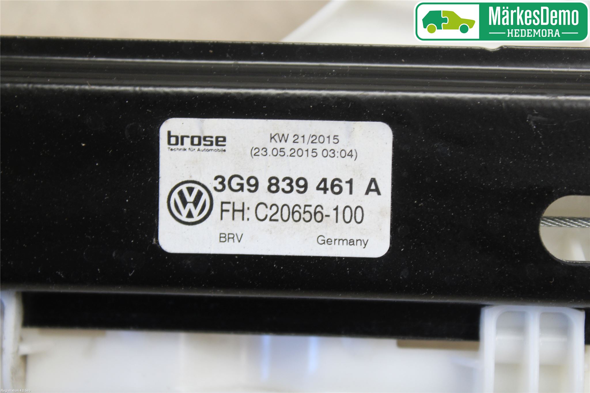 Volkswagen VW PASSAT 15-19 Vindusheis El Komp
