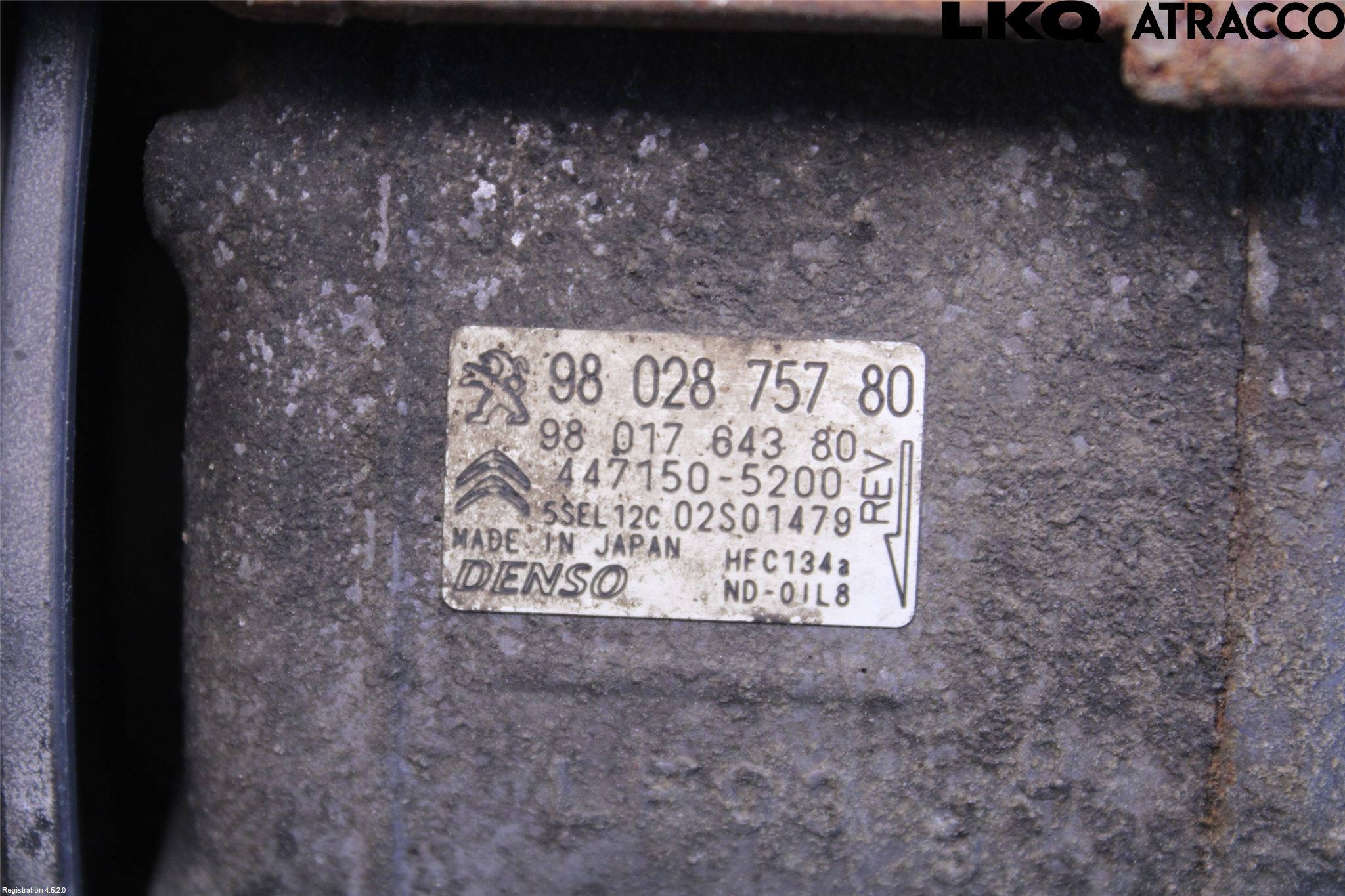 Citroen C4 II 11-18 Varme Ac Kompressor
