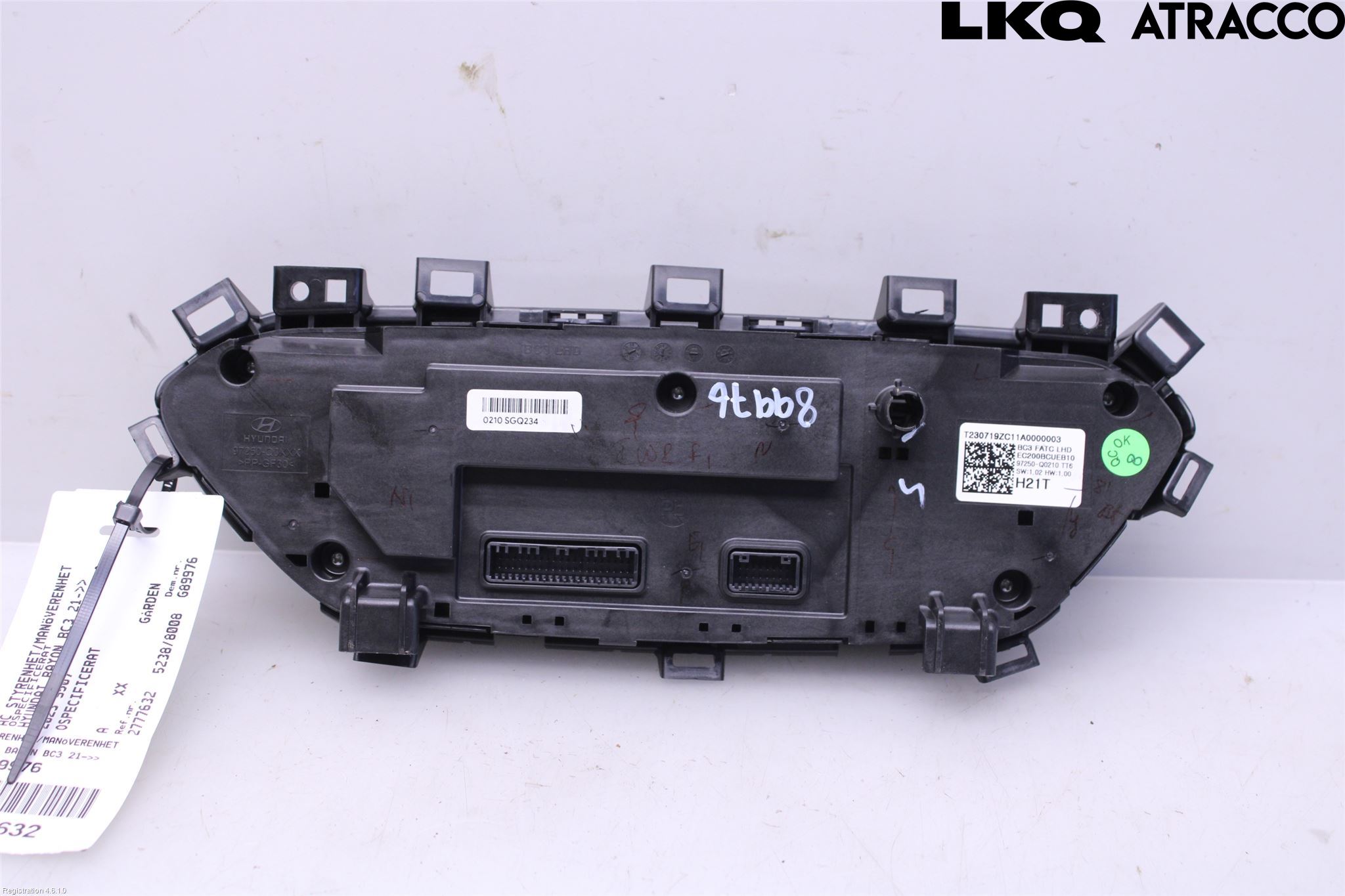 Hyundai BAYON BC3 21- Varme Ac Betjening-Display