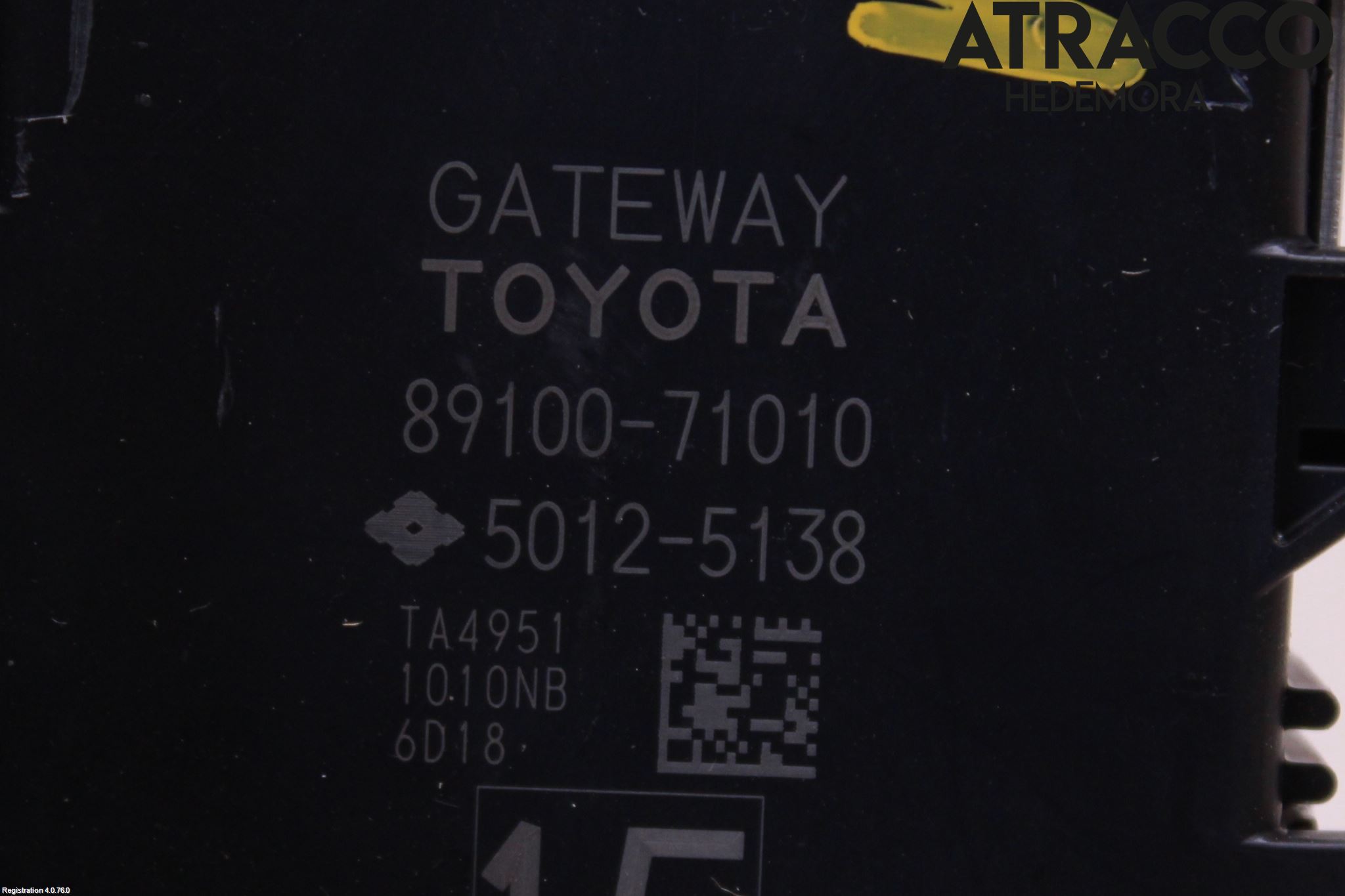 Toyota HILUX 16- Styreenhet Øvrig