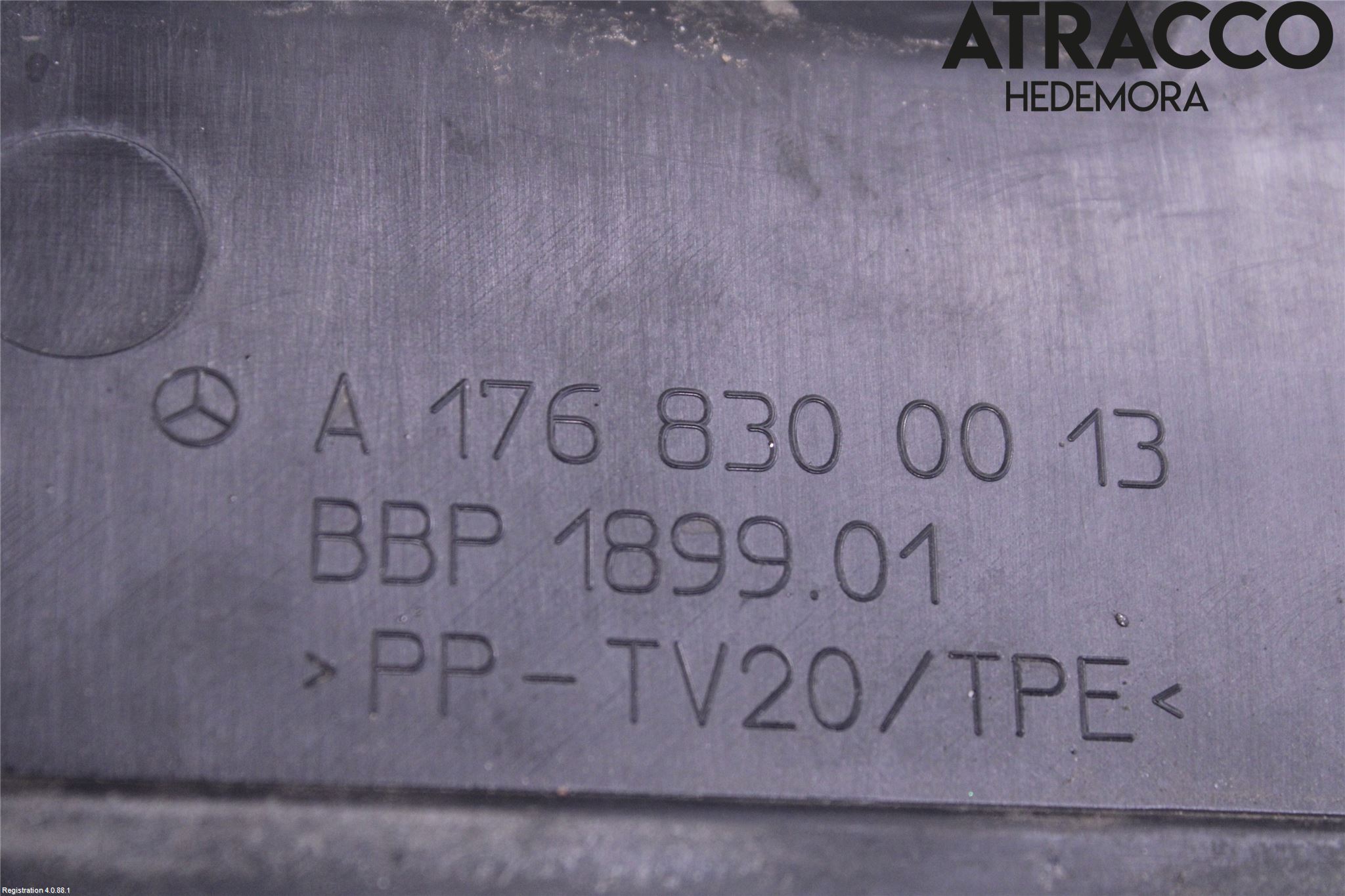 Mercedes-Benz MB A-KLASS (W176) 13-18 Visker Deksel-Grill-Under Frr
