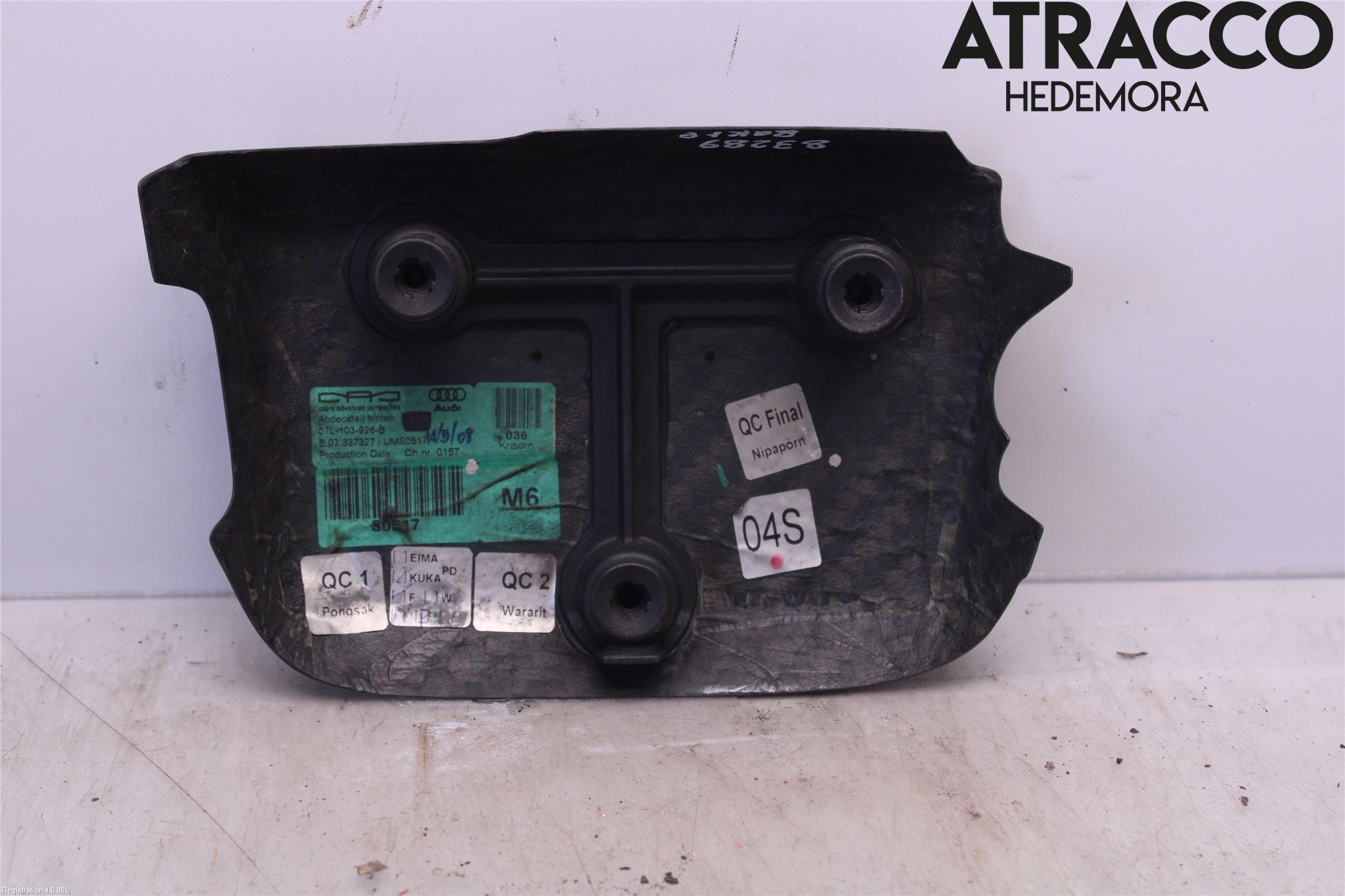 Audi A6/S6     05-11 Motor Deksel Over Motor