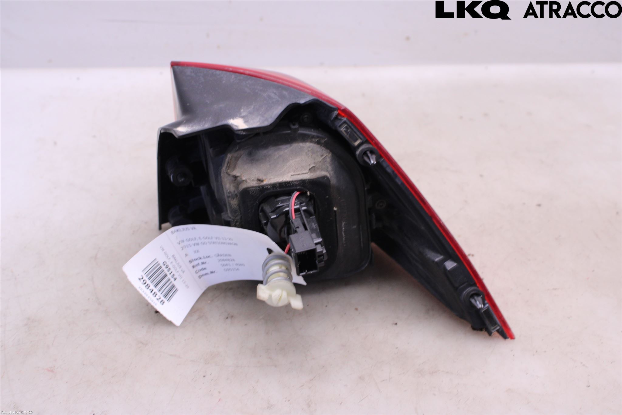 Volkswagen VW GOLF / E-GOLF VII 13-20 Baklykt Venstre