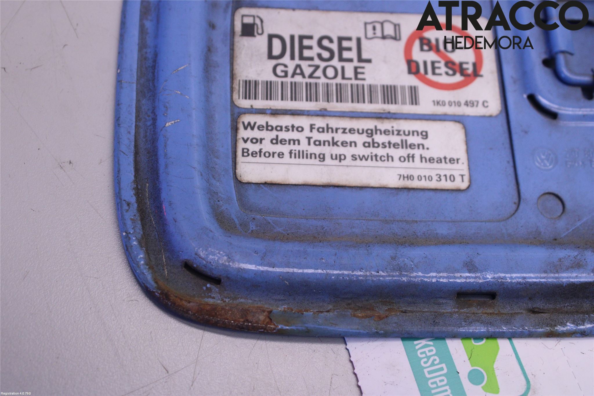 Volkswagen VW CADDY      04-10 Drivstoff Tankluke